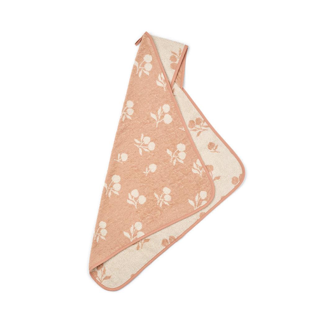  Liewood Alba Yarn Dyed Hooded Baby Towel - Peach / Sea Shell、mySite、merchandisen