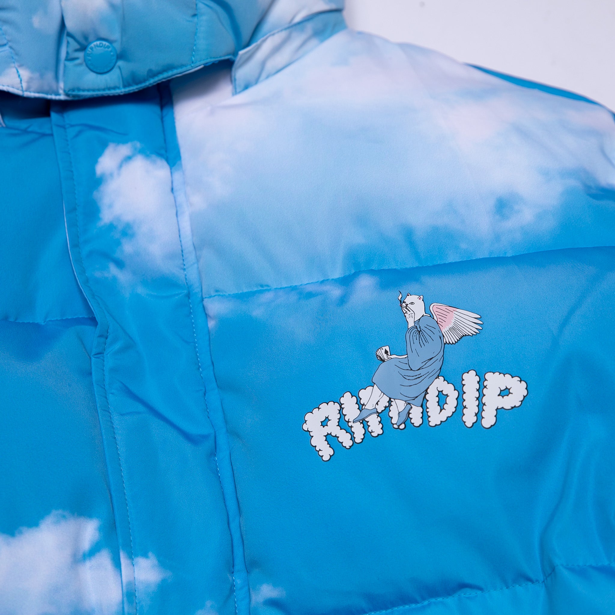  Heaven And Hell Puffer Jacket (Blue)、mySite、merchandisen