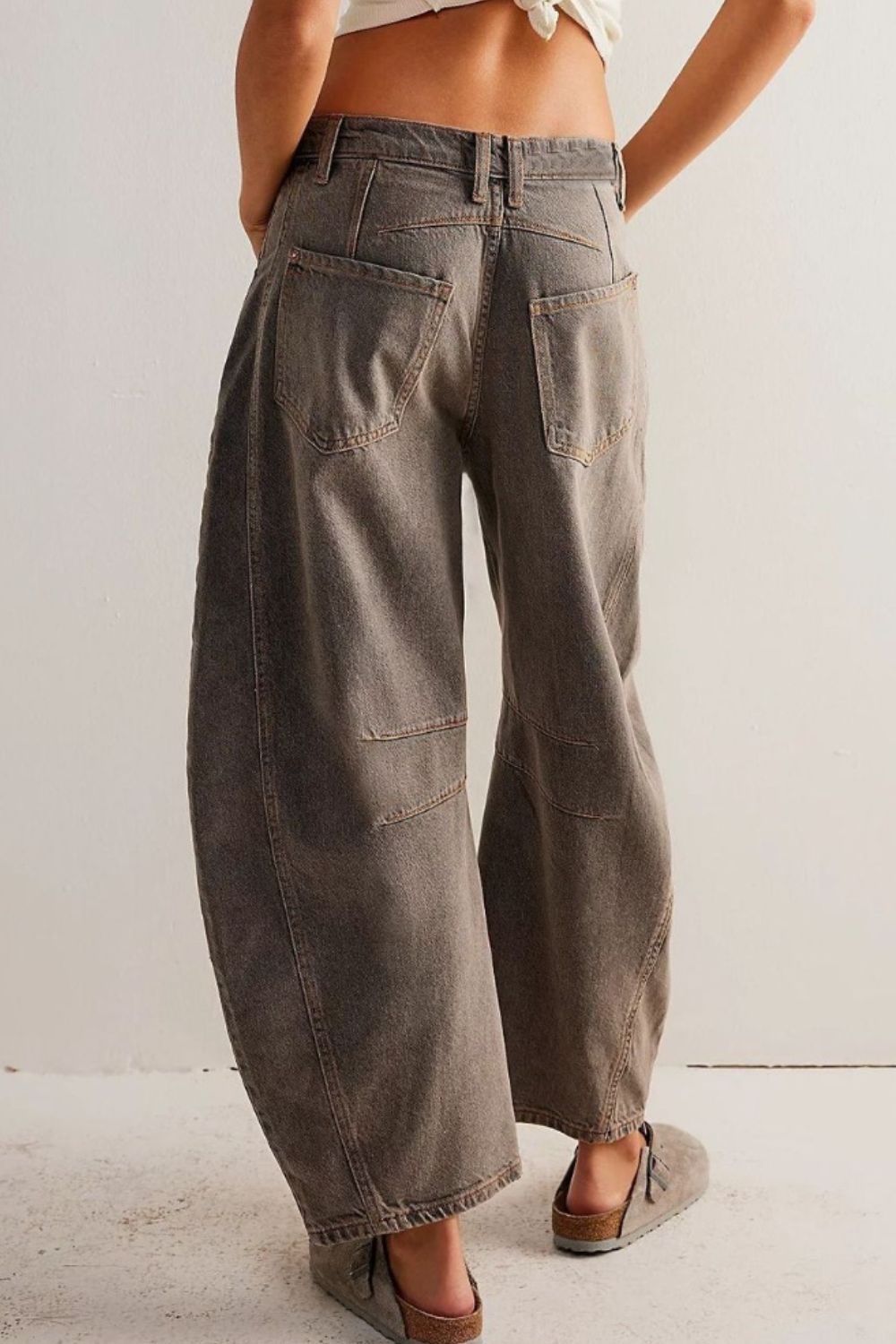 Cora Wide Leg Jeans with Pockets、mySite、justintrudeaud