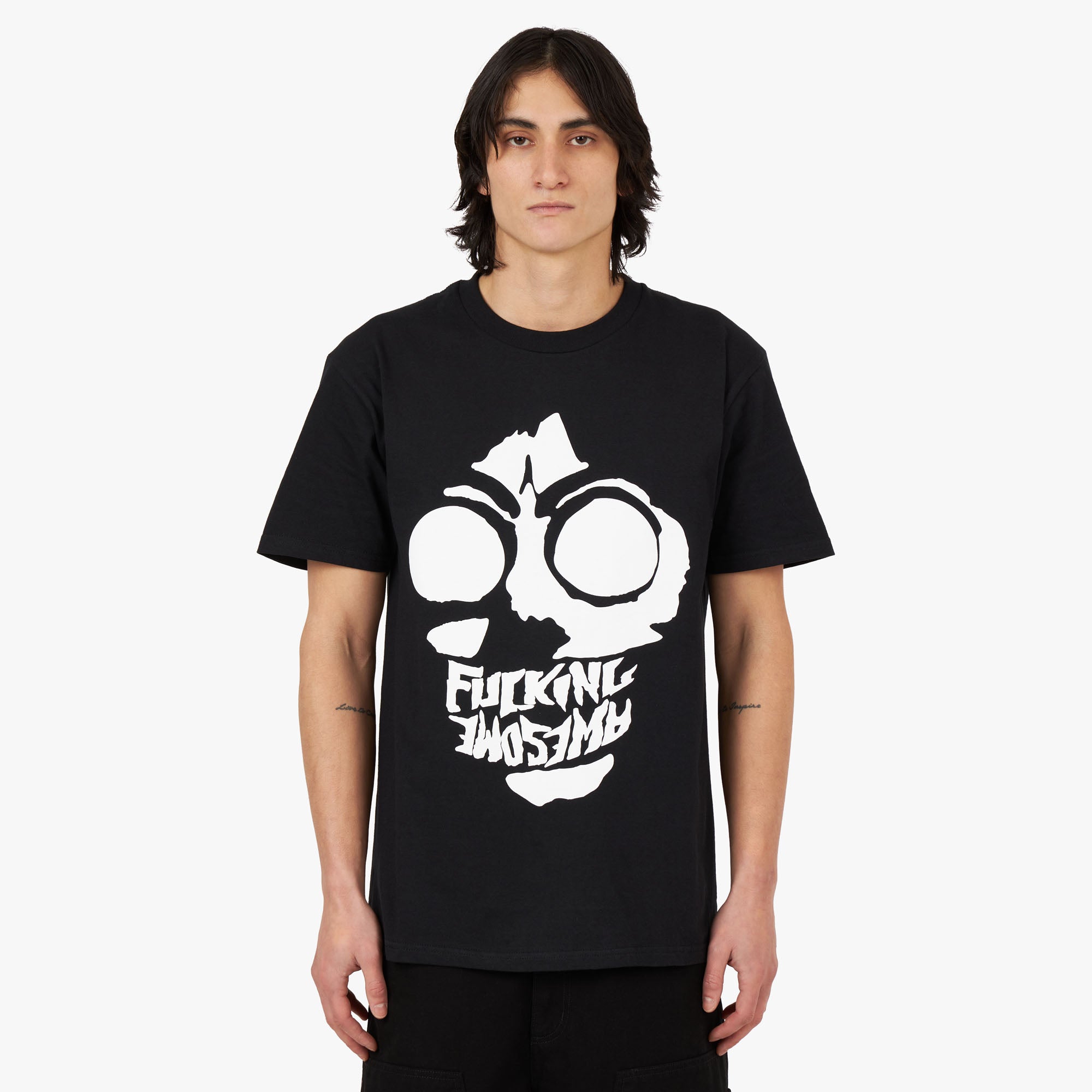  Fucking Awesome Fangs T-shirt / Black、mySite、merchandisen