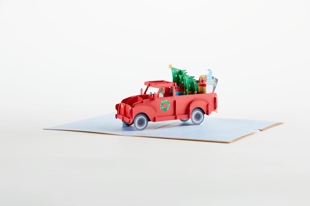 Gnome Holiday Truck Pop-Up Card、mySite、solidvoid