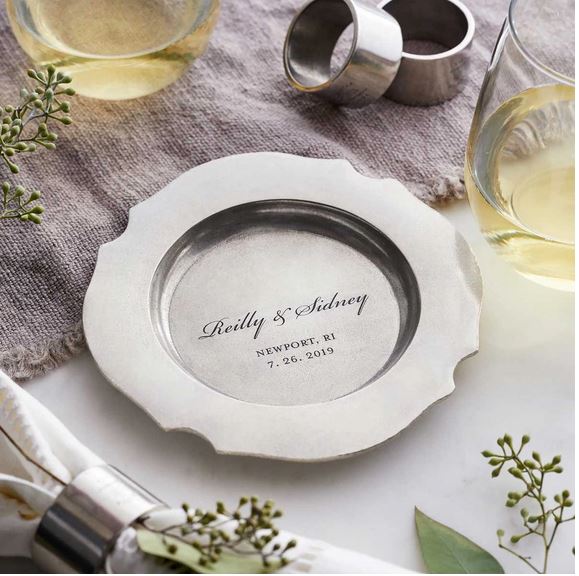  Personalized Heirloom Wine Coaster、mySite、elrpsem3k