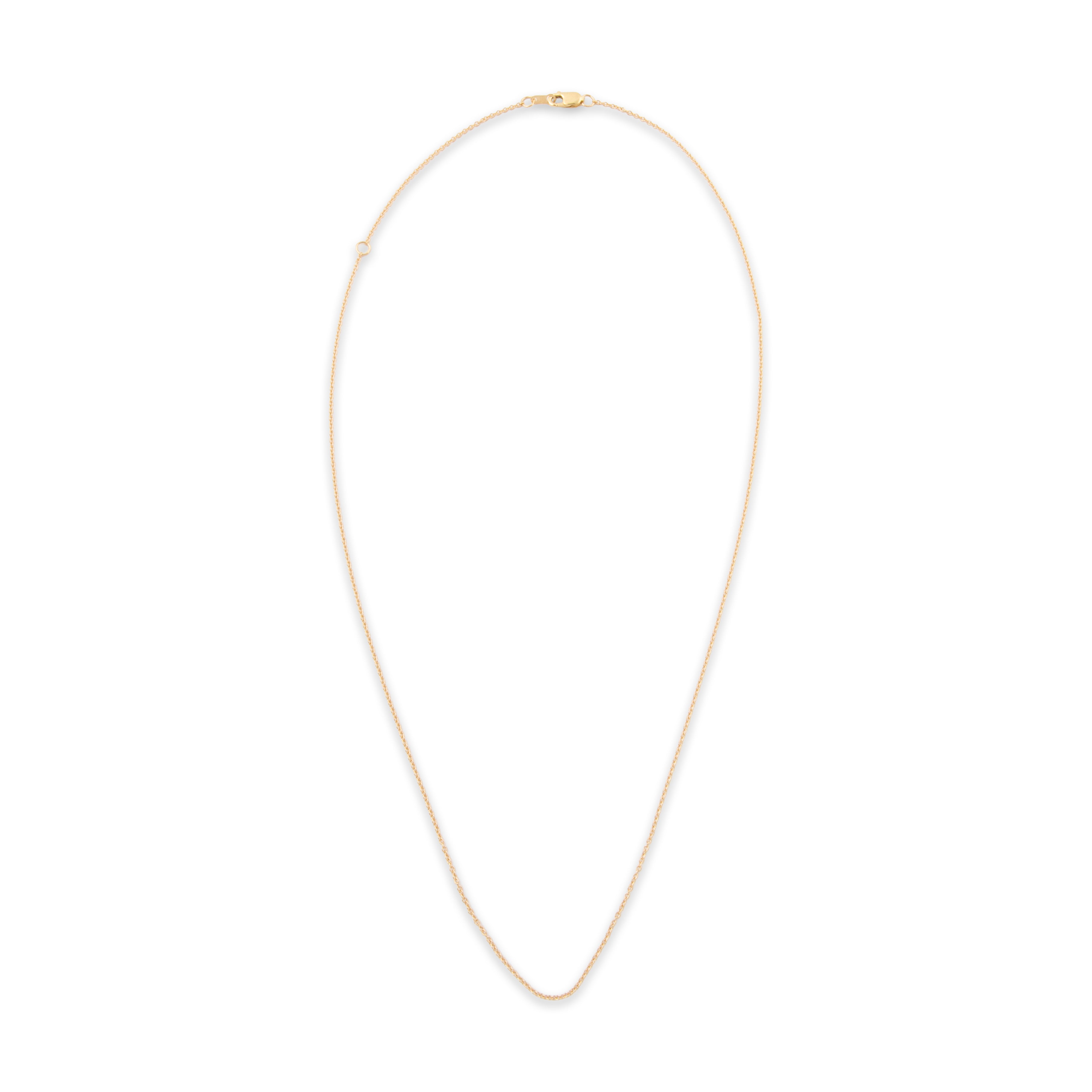 Estate 14k Yellow Gold Cable Chain Necklace 16-18、mySite、hinf8tx79