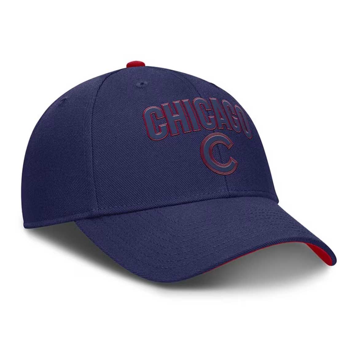 Chicago Cubs Nike Structured Stencil Adjustable Cap、mySite、vikingsvslions