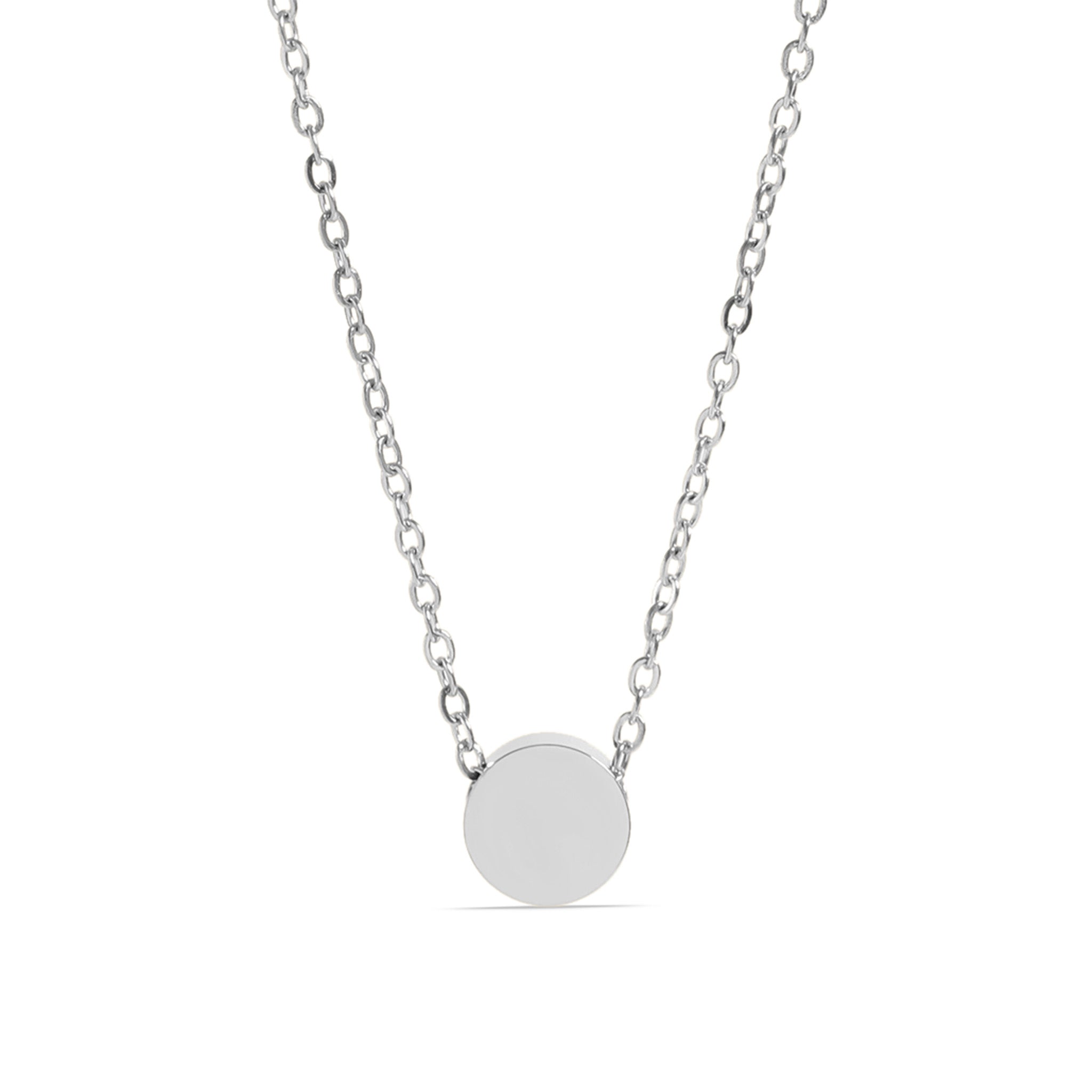 18K Gold PVD Stainless Steel Mini Circle Necklace / SBB0344、mySite、dreamappss