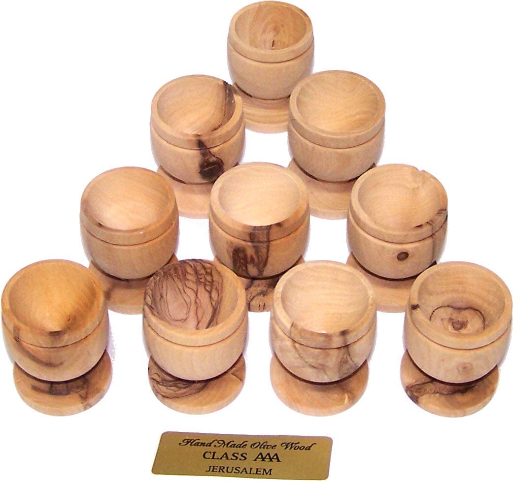 Holy Land Market Olive Wood Small Chalice or Goblet/Wine or Communion Church Cup、mySite、elrpsem3k