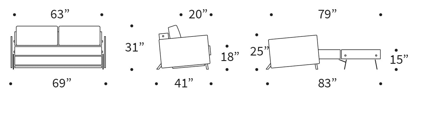 Cubed Queen Size Sofa Bed With Arms、mySite、neckold