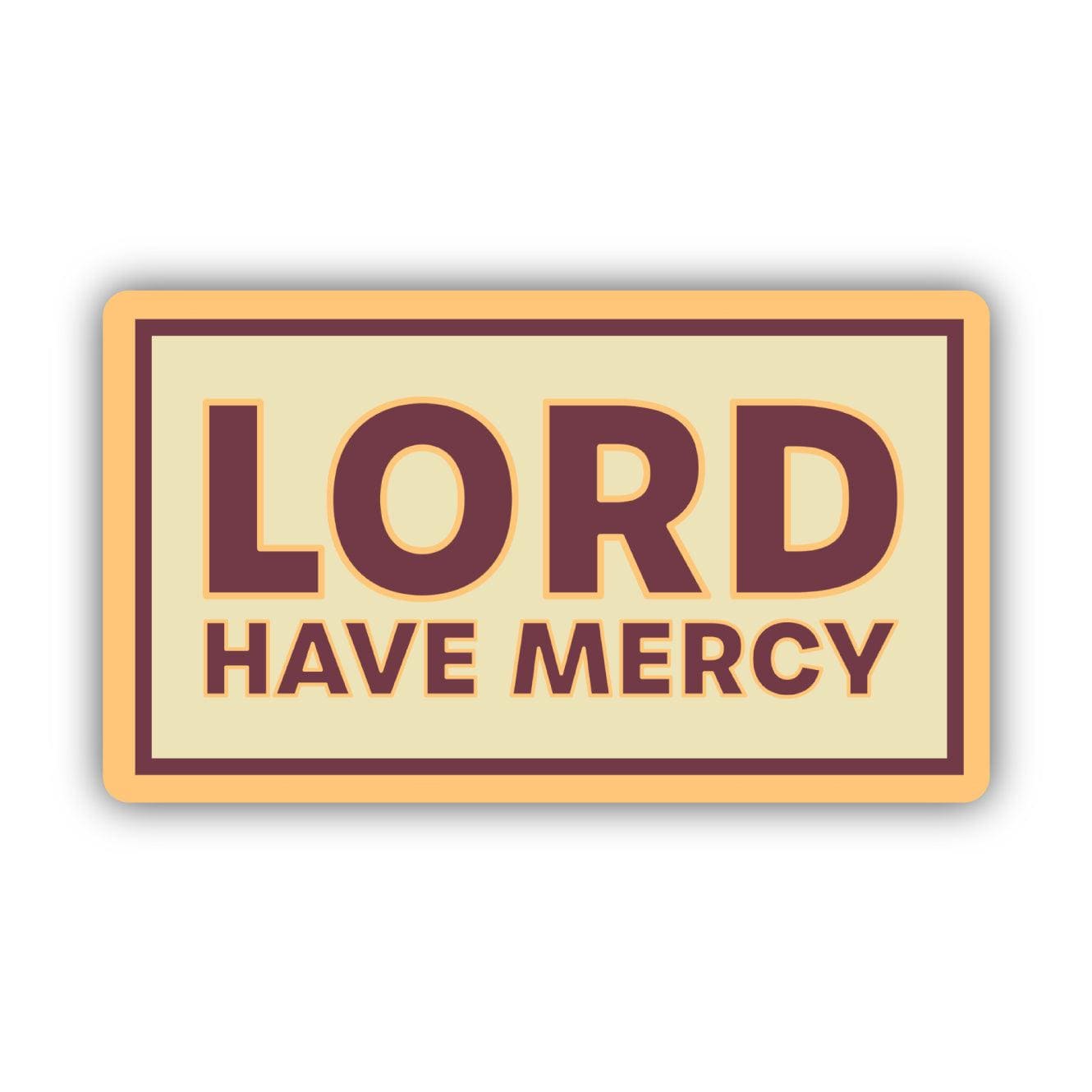  Lord Have Mercy Sticker - Yellow、mySite、elrpsem3k