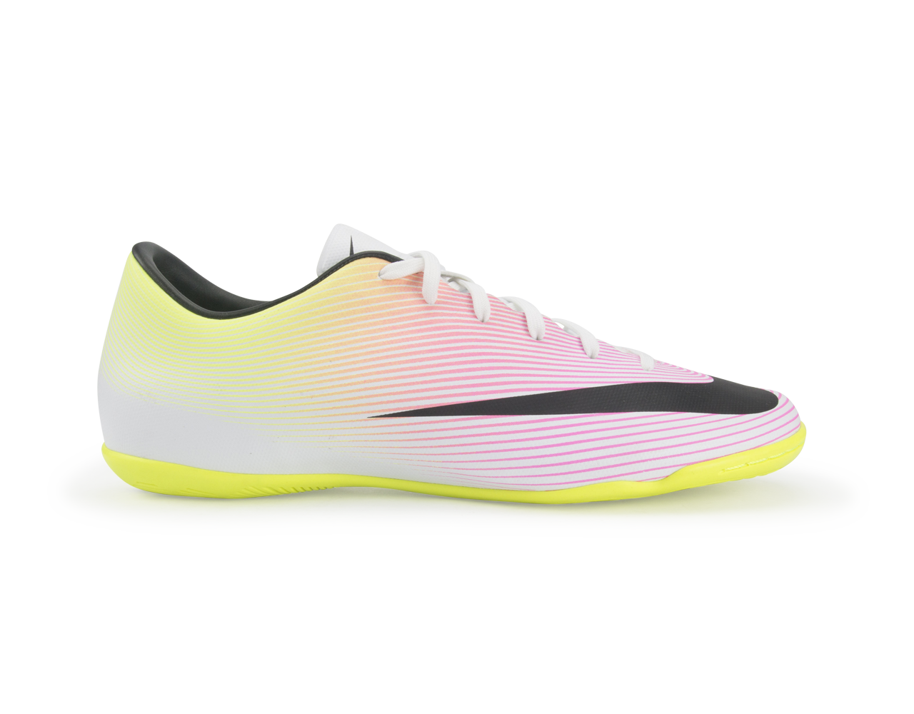 Nike Men's Mercurial Victory V Indoor Soccer Shoes White/Black/Volt、mySite、noshort