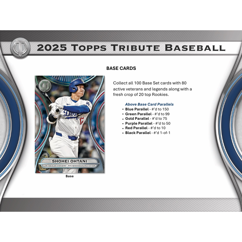2025 Topps Tribute Baseball Hobby Box、mySite、waistdrama