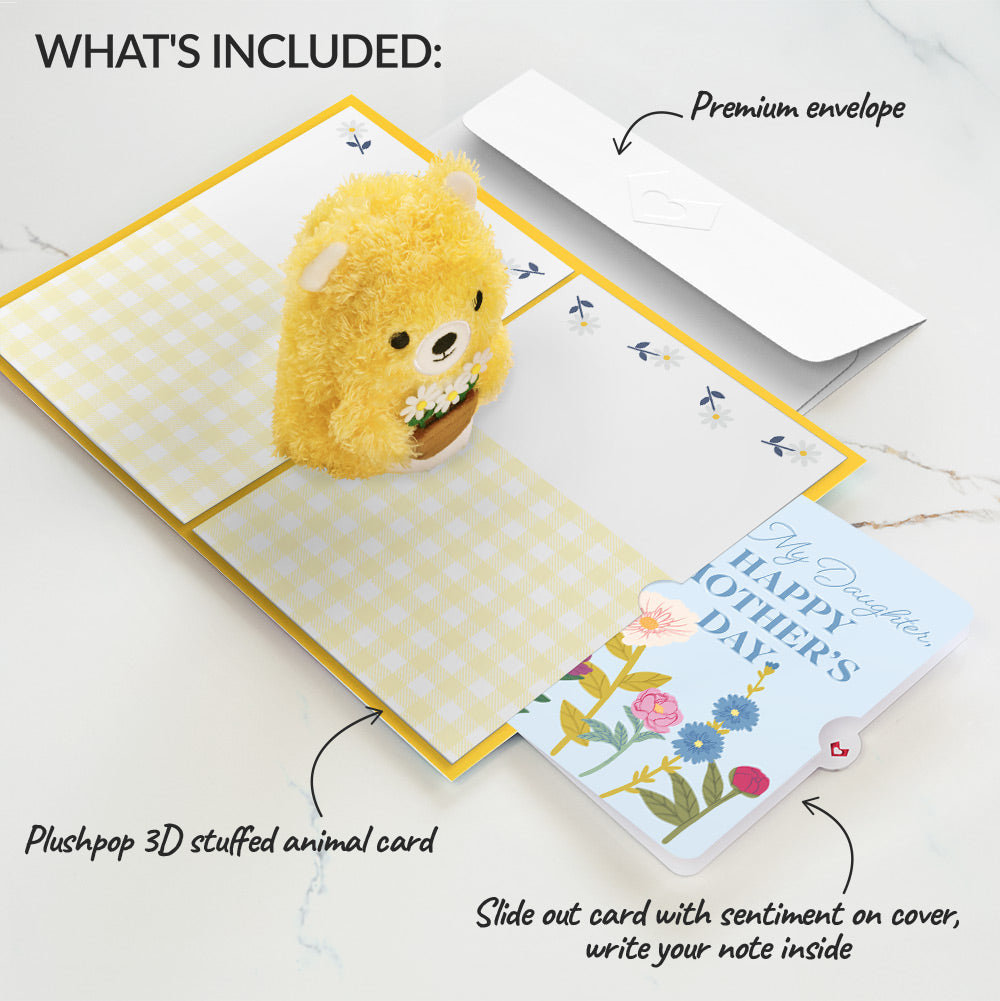 Daisy Greetings Mother's Day Plushpop Card and Sentiment Set for Daughter、mySite、solidvoid