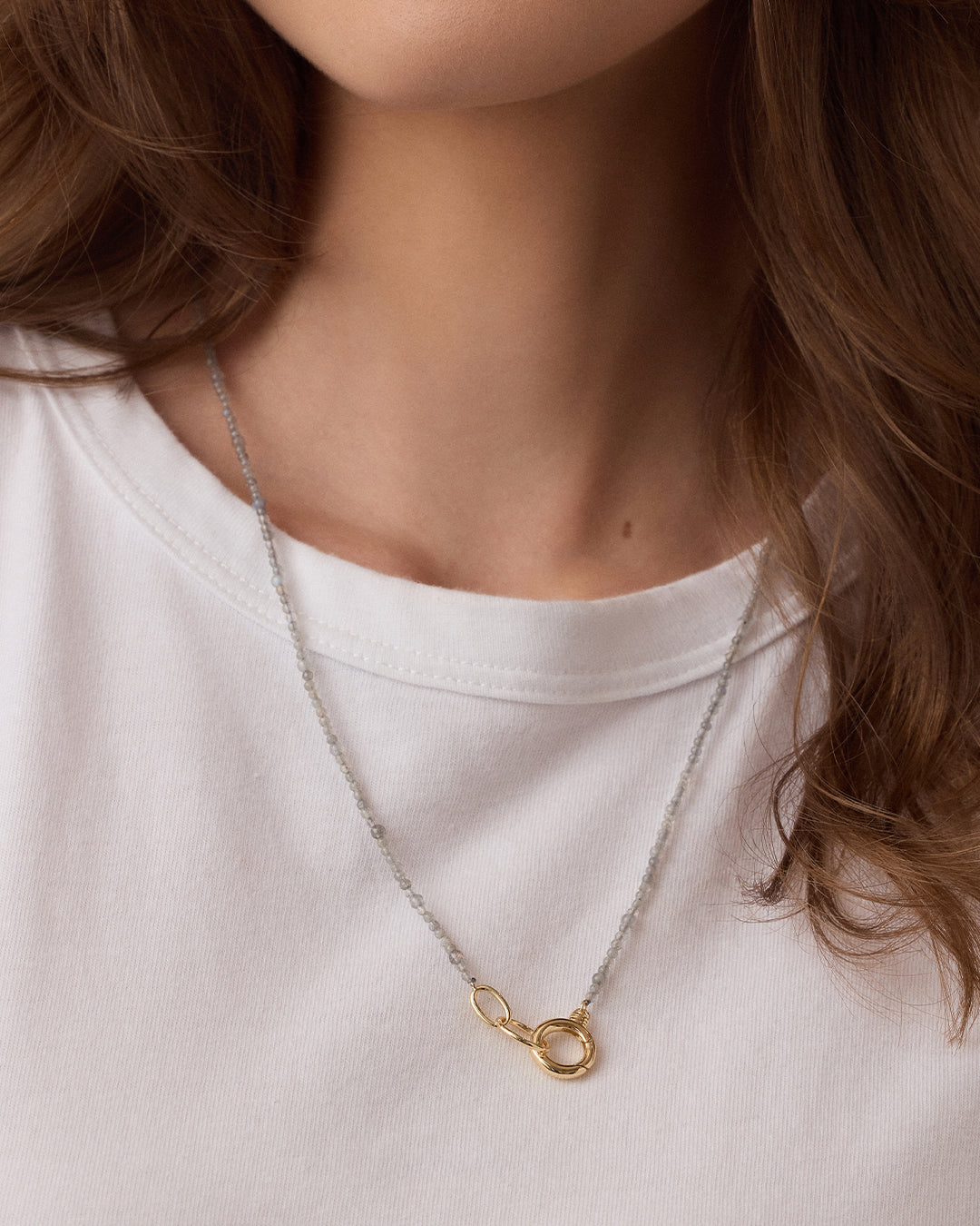 Power Gemstone Long Beaded Necklace、mySite、hinf8tx79