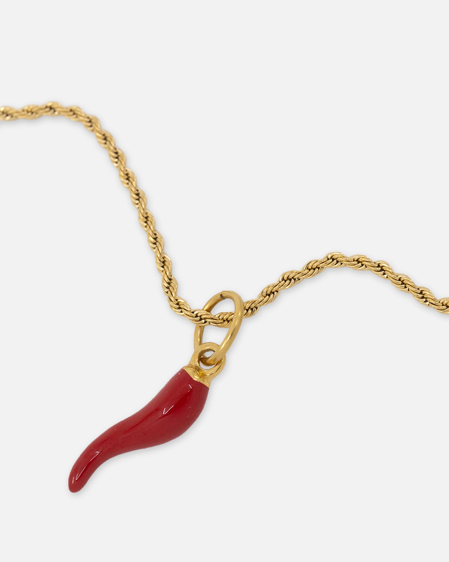 Saint Morta Chilli Rope Necklace Gold/Red、mySite、zt4zffjzw