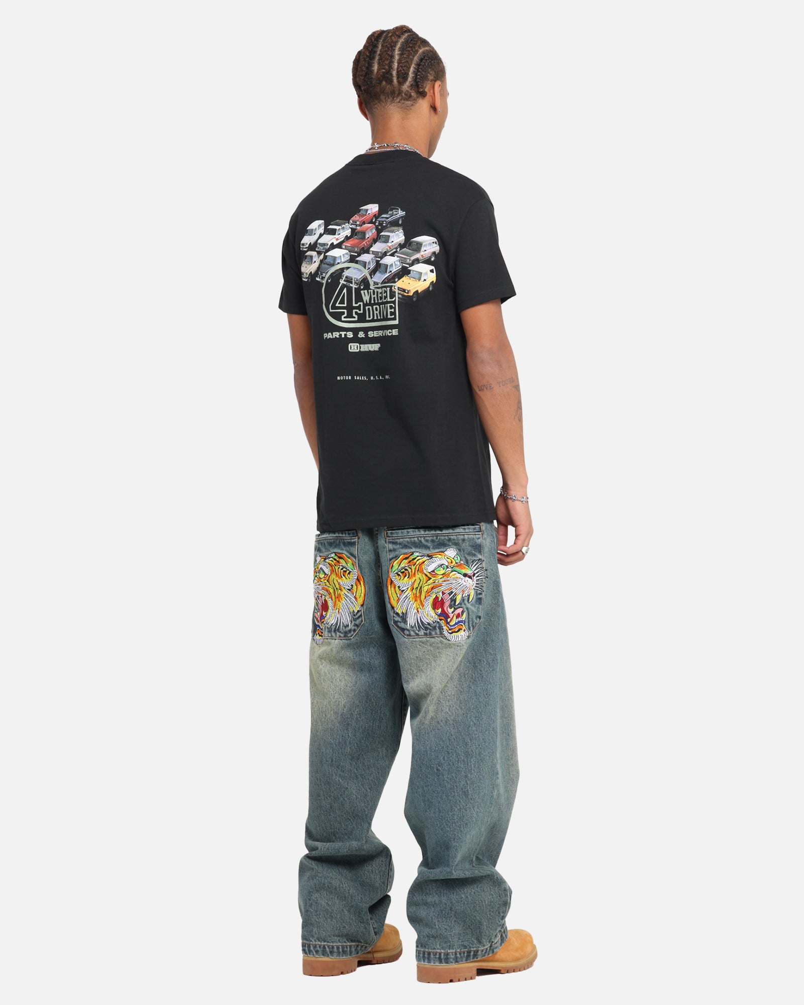 Huf X Toyota Timeline T-Shirt Black/White、mySite、zt4zffjzw