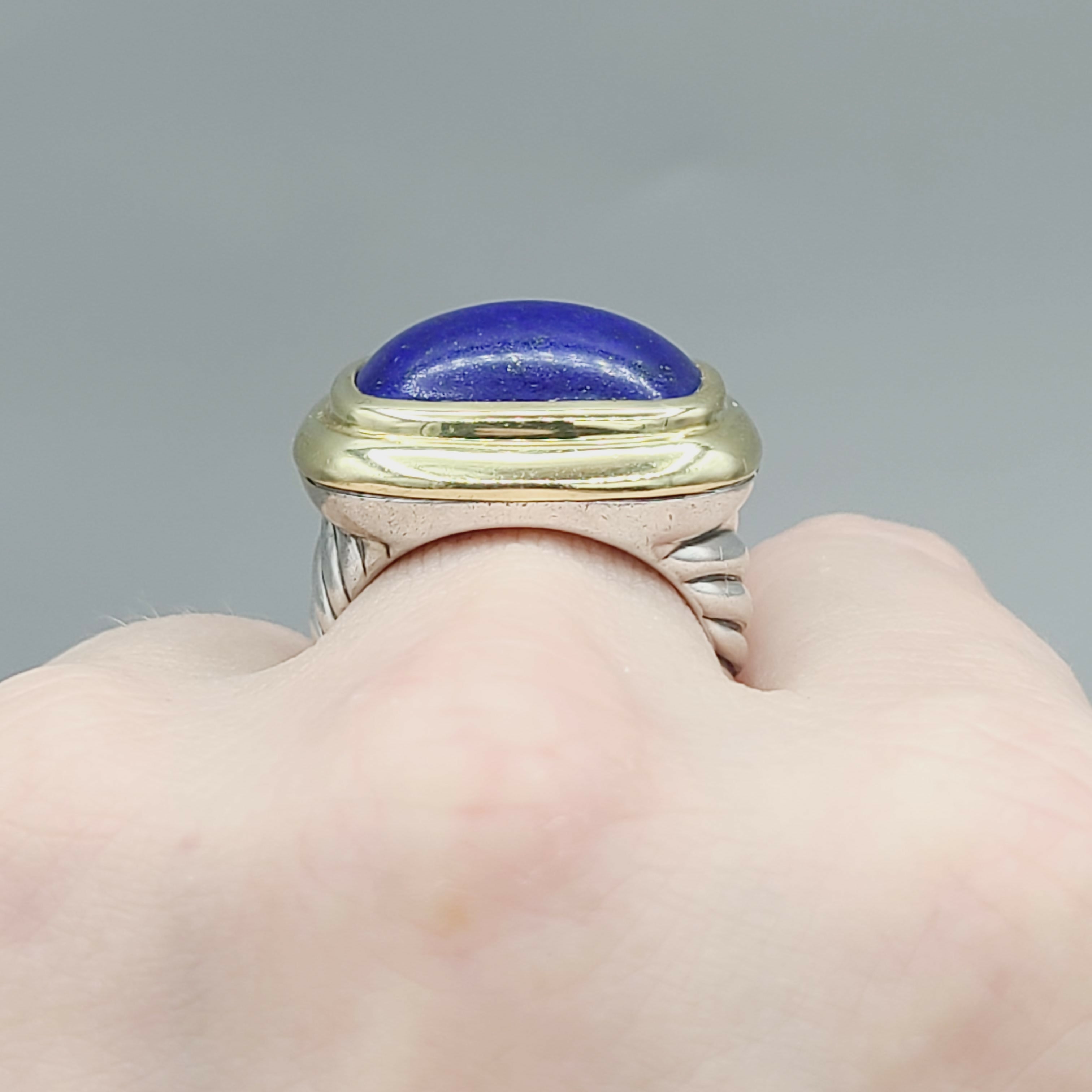 David Yurman Waverly Ring With Lapis Lazuli and Gold、mySite、hinf8tx79