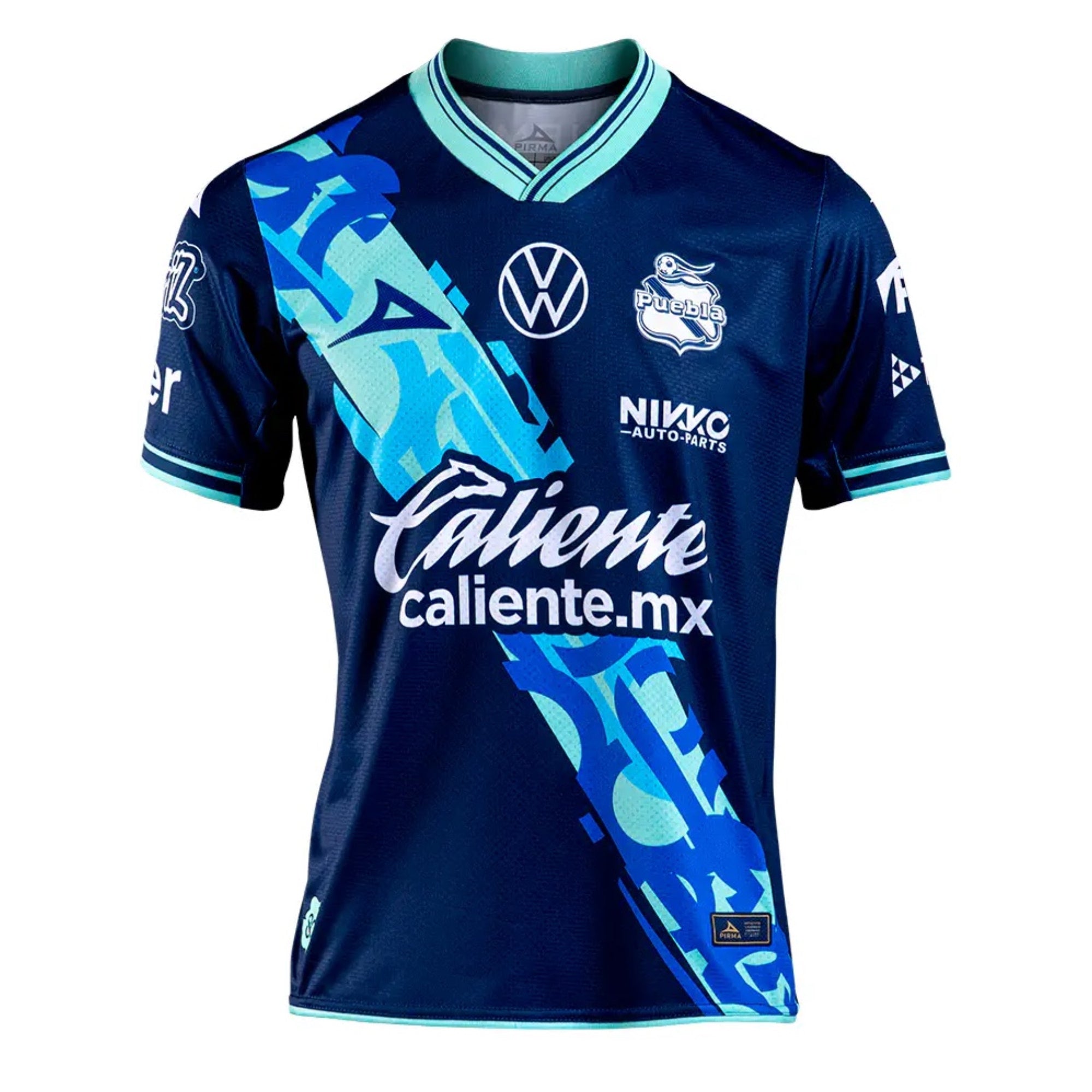 Pirma Women's Puebla 2024/25 Authentic Away Jersey Navy、mySite、noshort