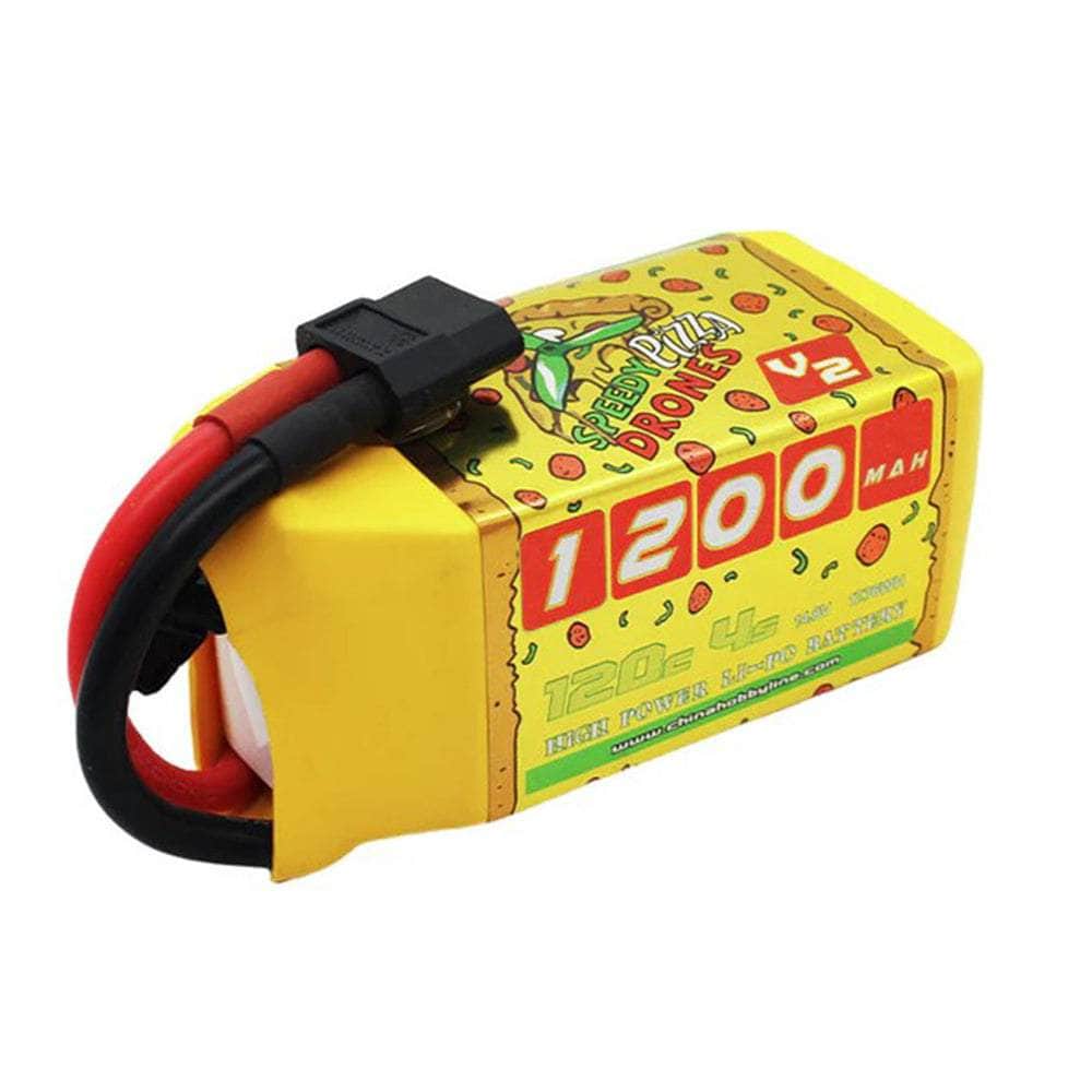  CNHL SpeedyPizza 14.8V 4S 1200mAh 120C LiPo Battery - XT60、mySite、merchandisen