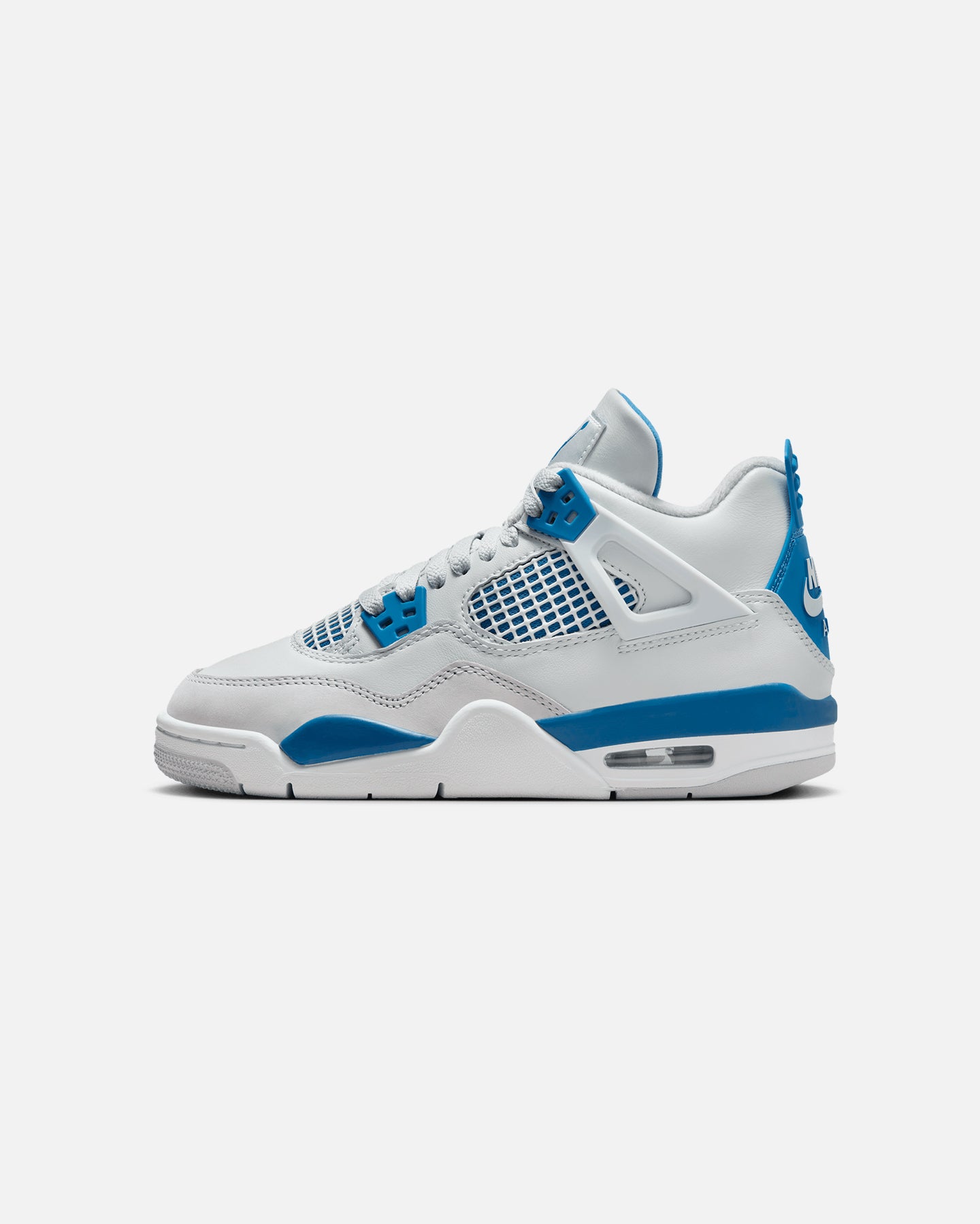 Jordan Kids' Air Jordan 4 Retro (GS) Industrial Blue Off White/Industrial Blue、mySite、zt4zffjzw