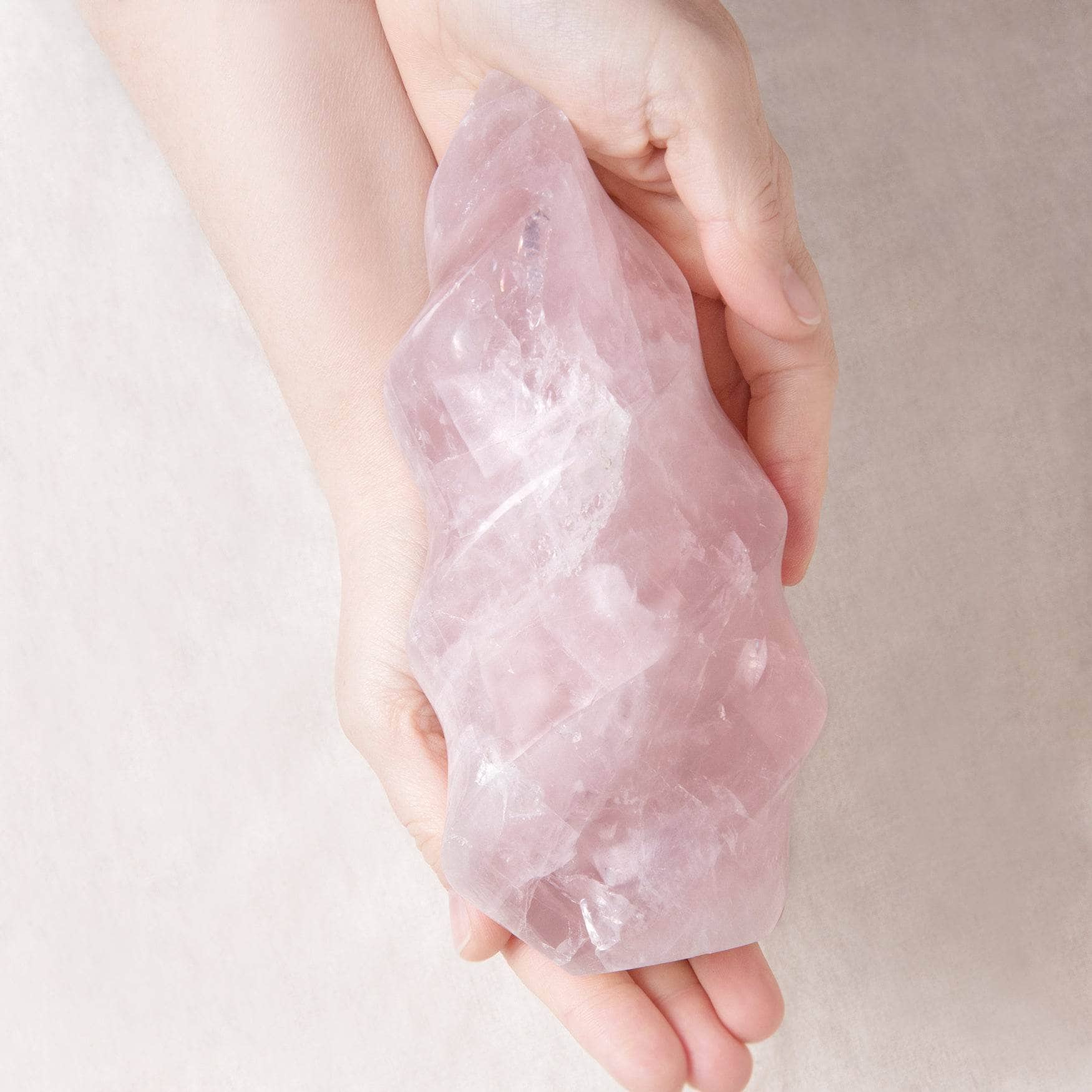Rose Quartz Flame Crystals - 1 of a Kind、mySite、hinf8tx79