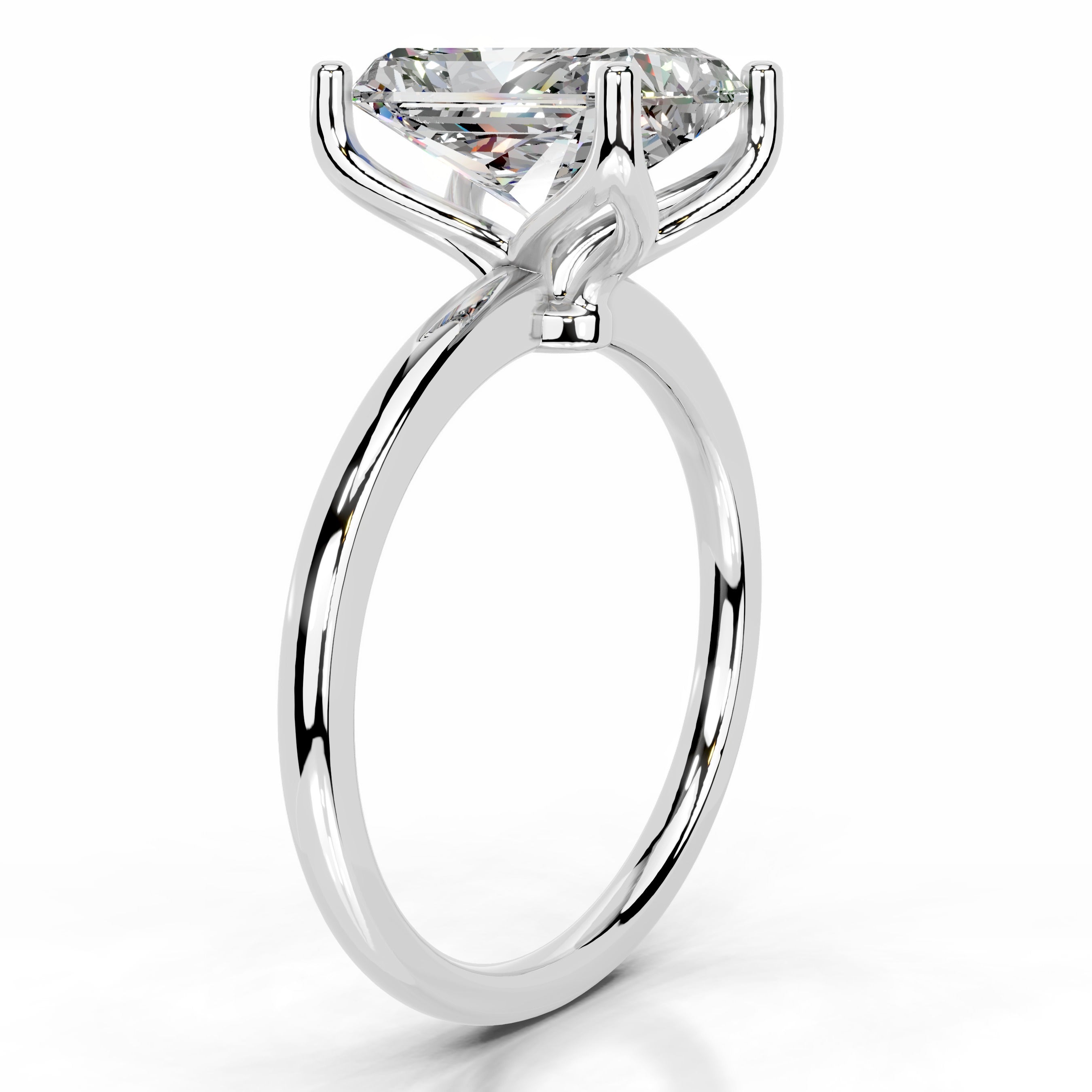 Phoenix Moissanite Ring - 14K White Gold、mySite、hinf8tx79
