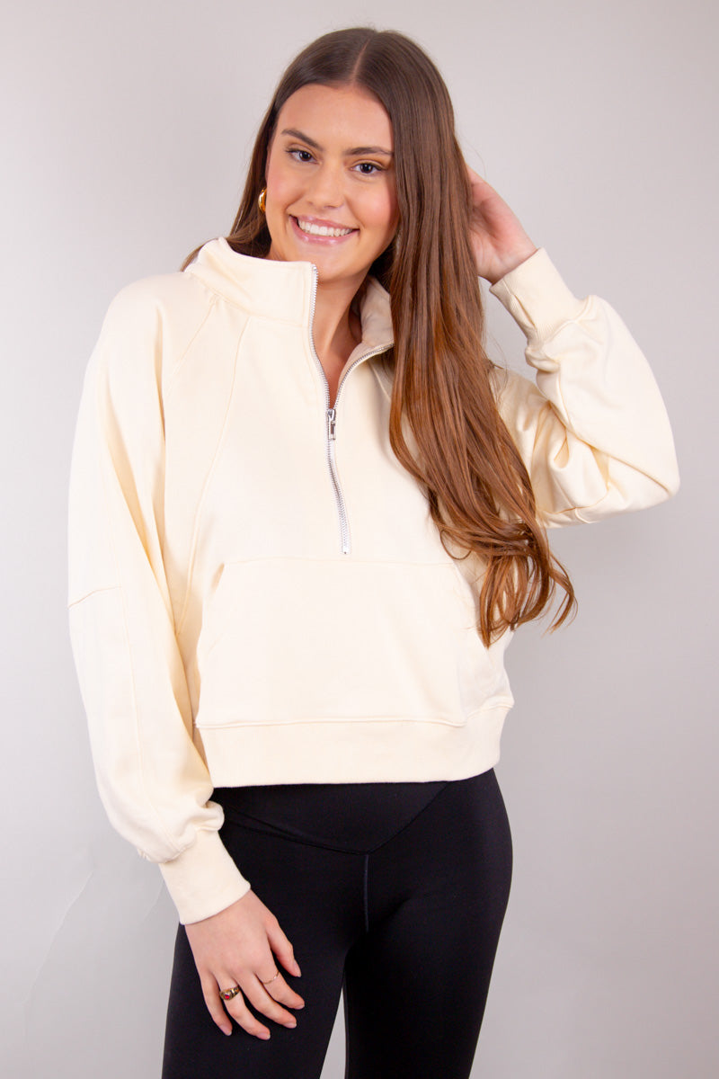 Harper CozyChic Quarter-Zip Sweatshirt、mySite、hinf8tx79