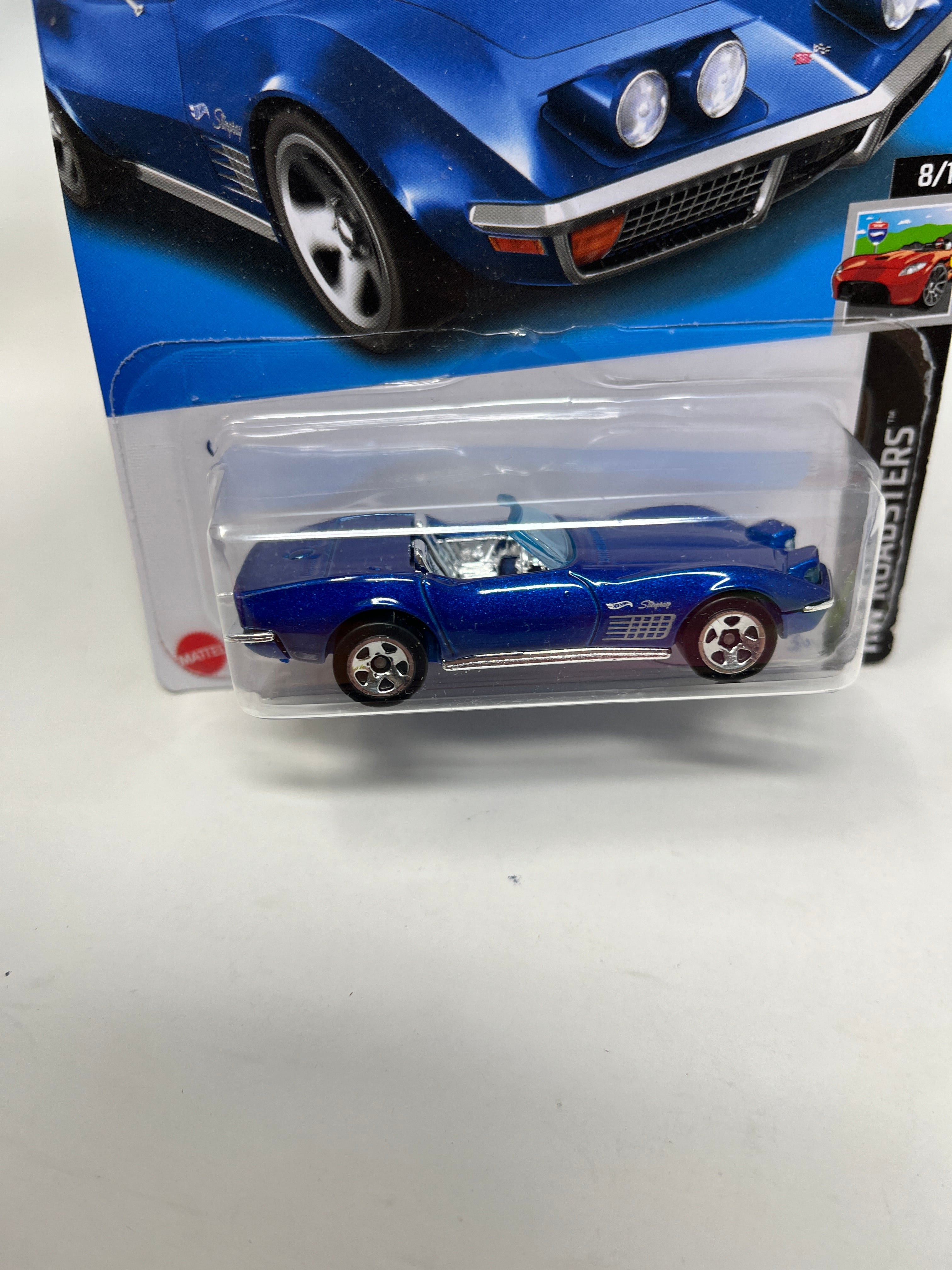 '72 Corvette Stingray Convertible #132 * BLUE * 2023 Hot Wheels、mySite、hgirdovlk