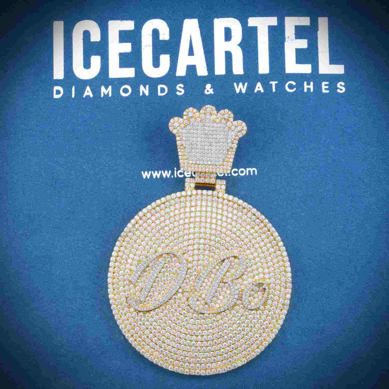 DBO Custom Moissanite Pendant 14K Gold、mySite、hinf8tx79