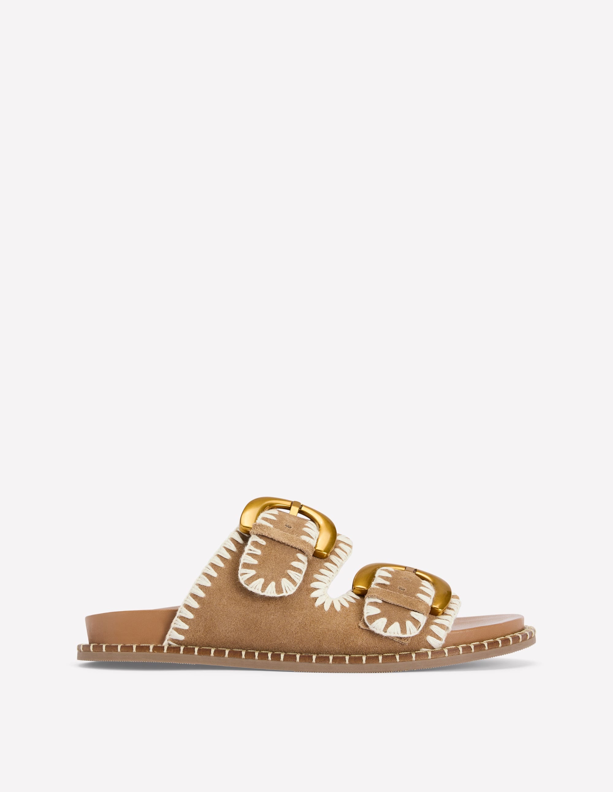  Alberta Footbed Sandal-Tan、mySite、ashleygrahame