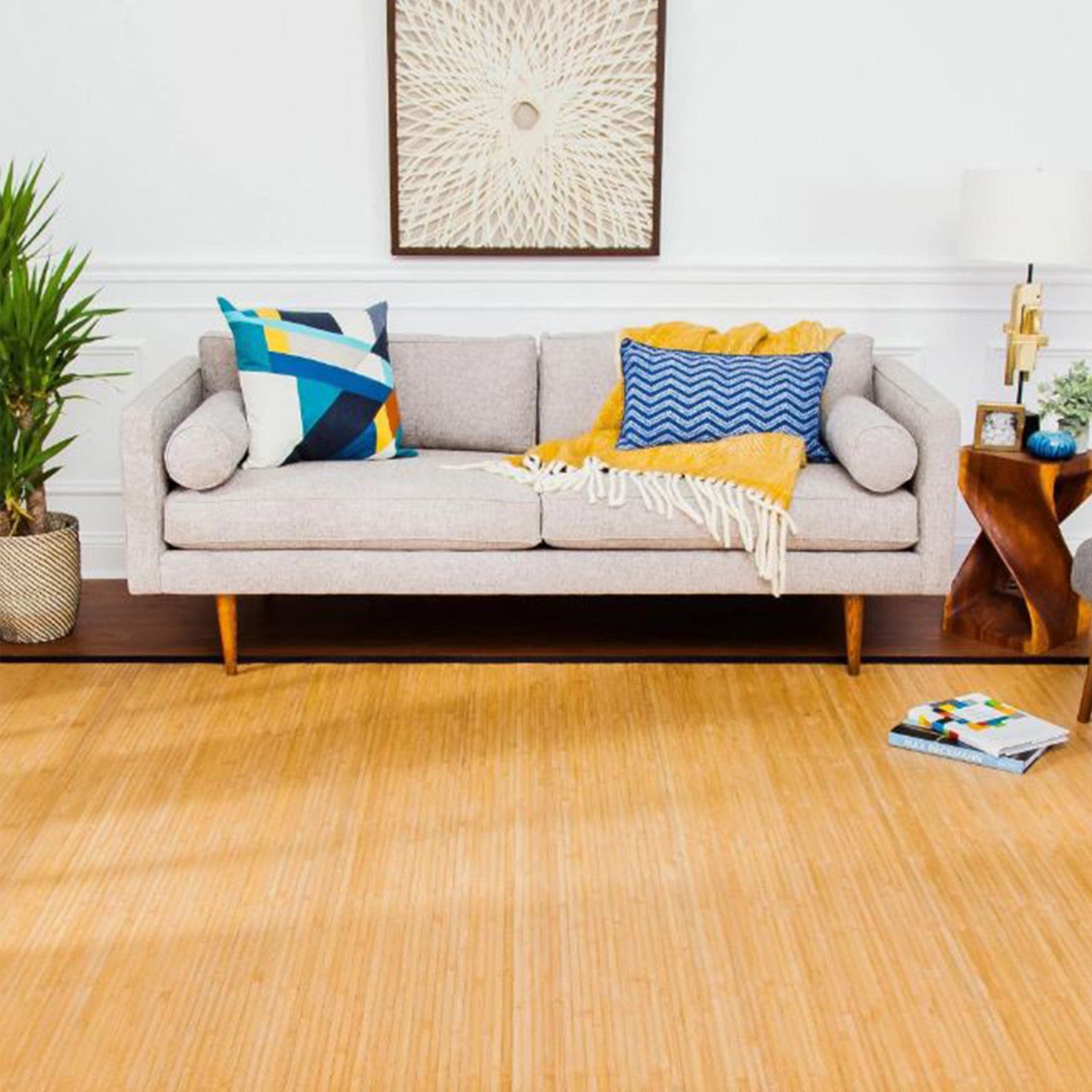 Contemporary Natural Bamboo Rug、mySite、neckold