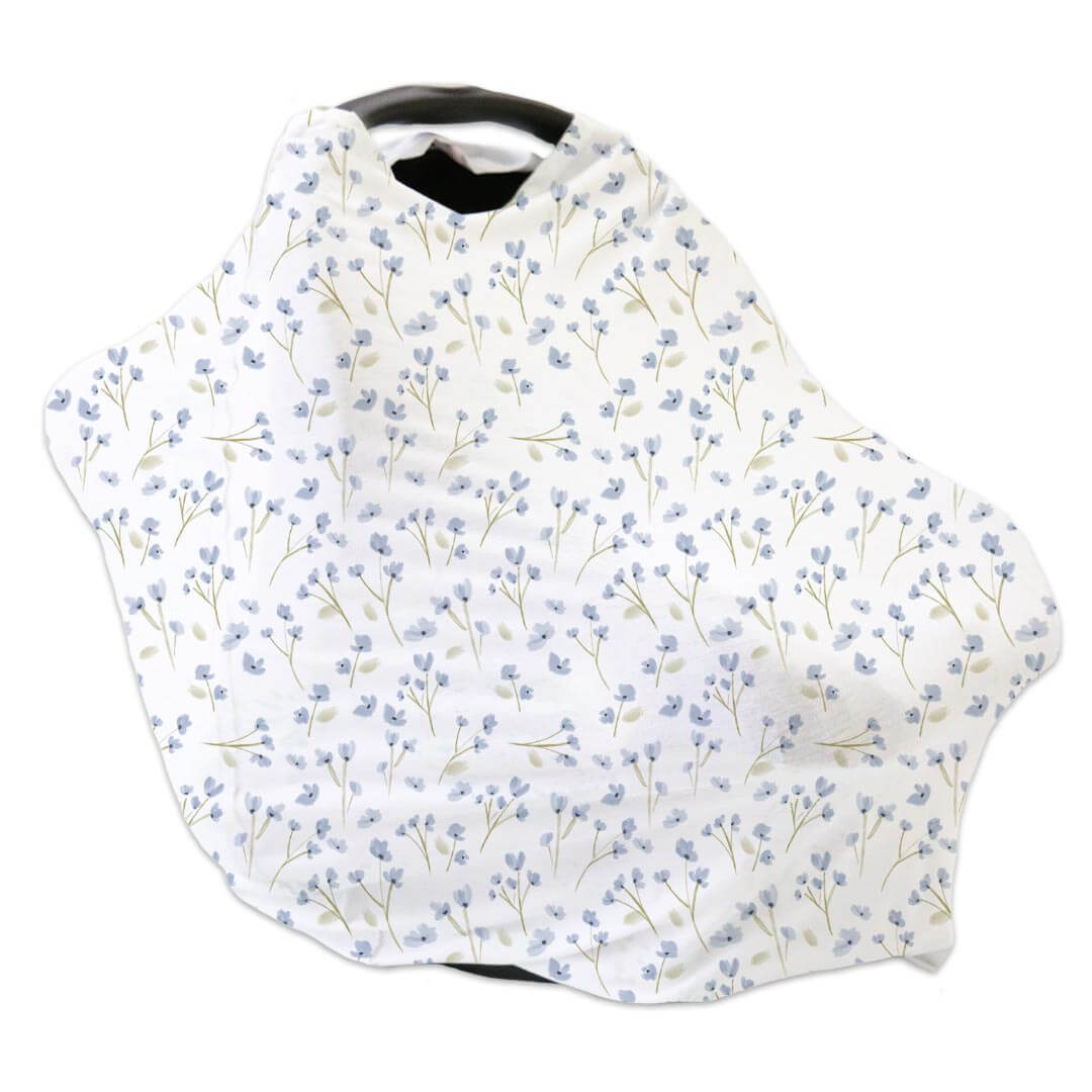  Blake's Blooms Bamboo Waffle Multi-Use Stretchy Car Seat & Nursing Cover、mySite、layawaytickets