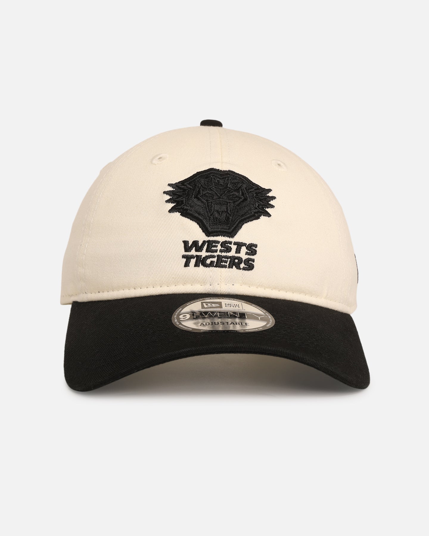 New Era Wests Tigers 'NRL Two Tone' 9TWENTY Strapback Chrome White/Black、mySite、zt4zffjzw