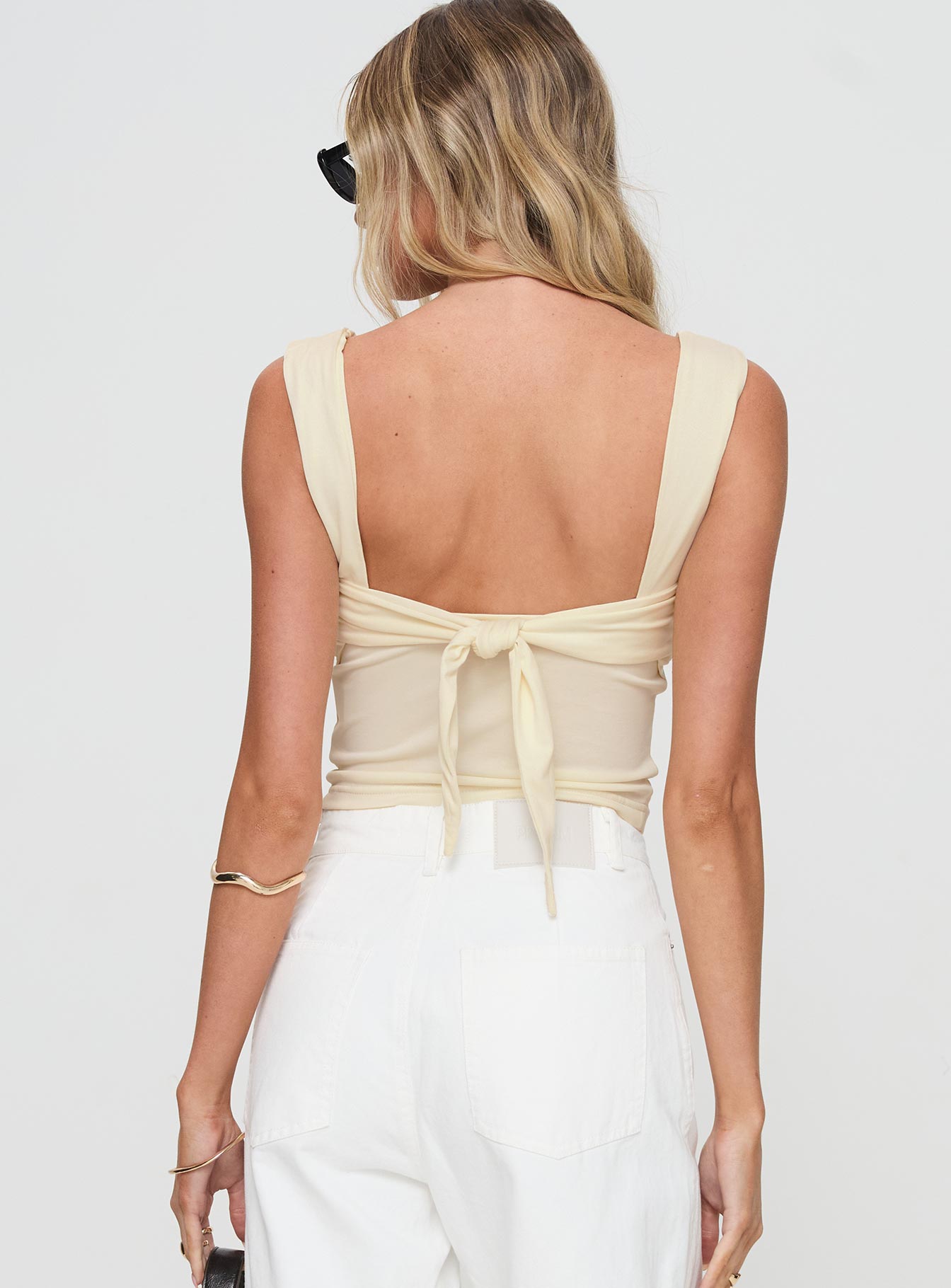 Francois Backless Top Cream、mySite、solidvoid