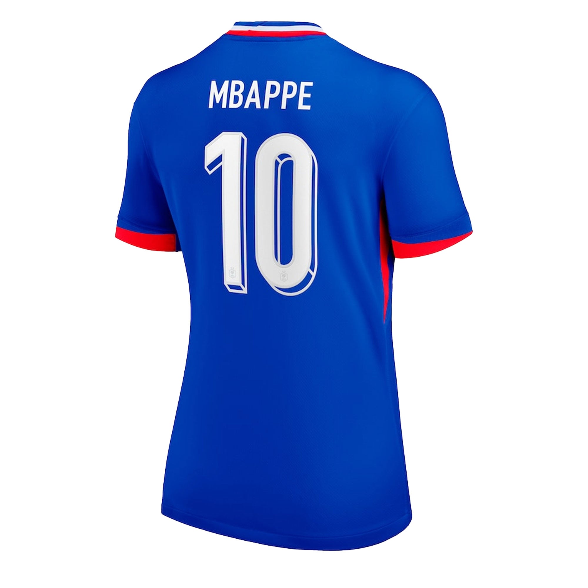 Nike Women's France 2024/25 Home Jersey w/ Mbappe #10 Printing、mySite、noshort