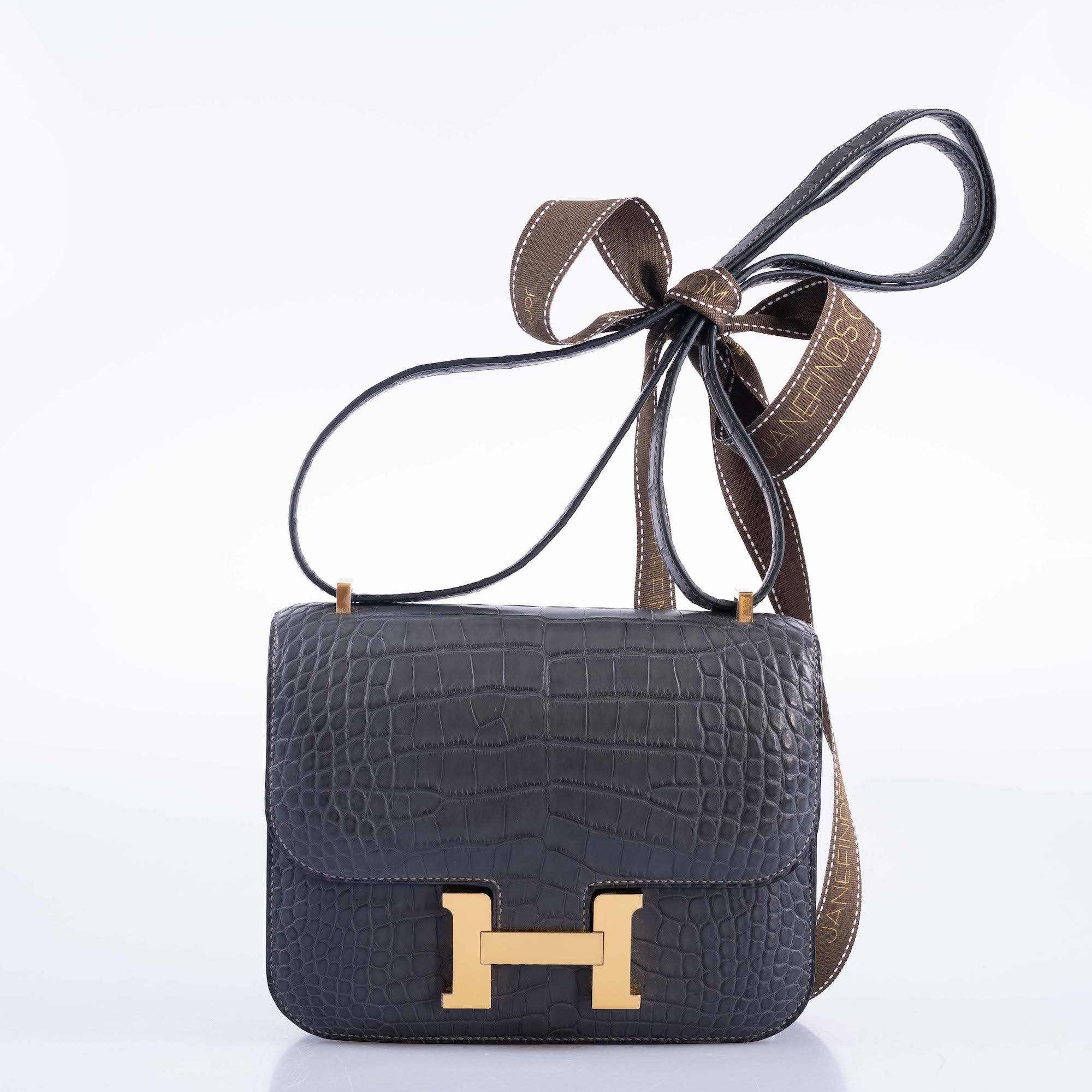 Hermès Constance 18 Graphite Matte Alligator Gold Hardware、mySite、garminoutage.com