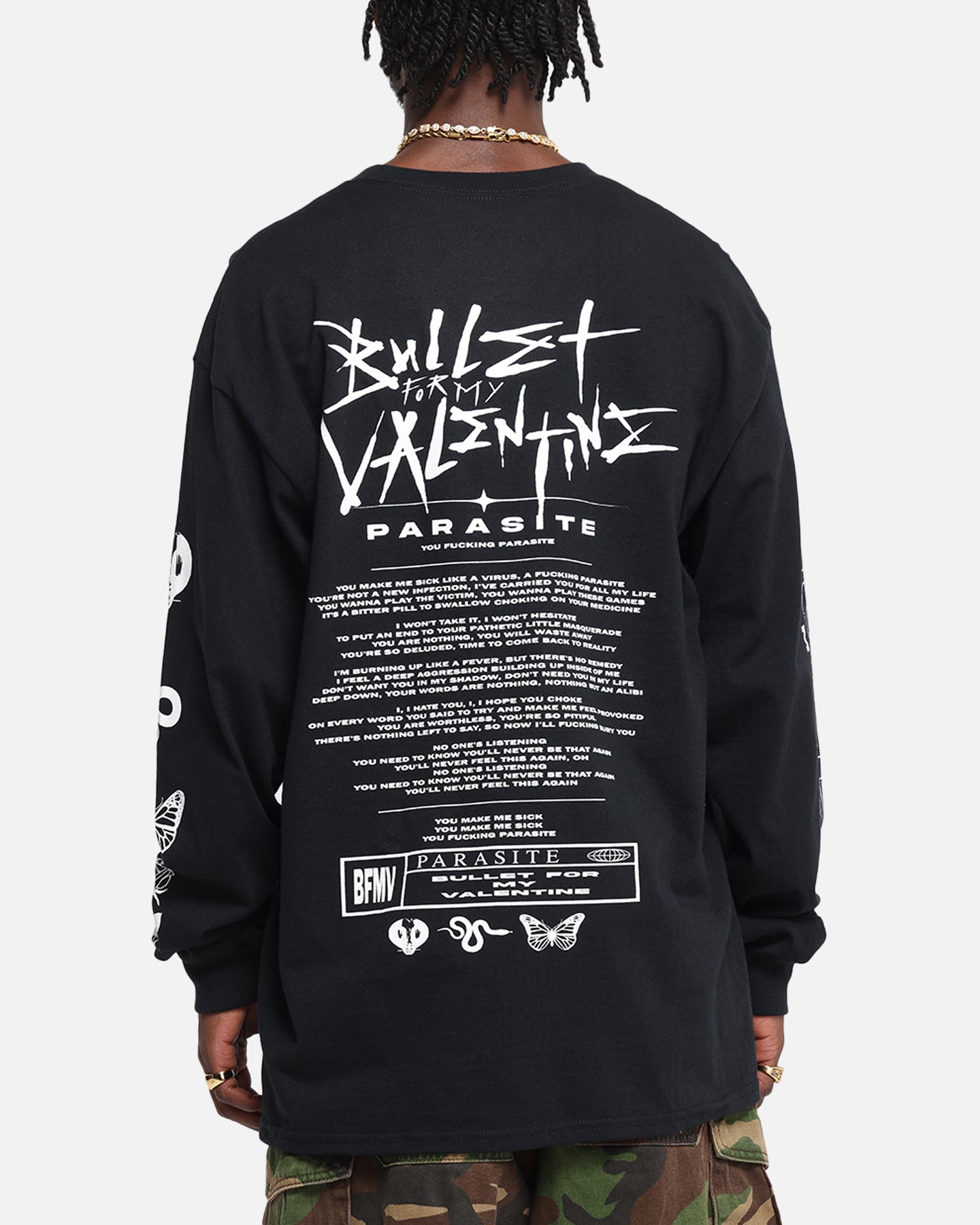 Bullet For My Valentine Parasite Long Sleeve T-Shirt Black、mySite、zt4zffjzw