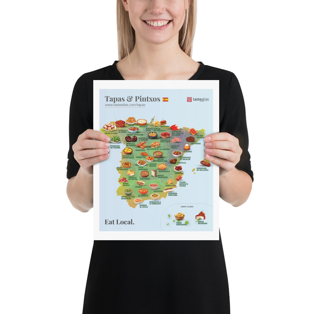 Tapas & Pintxos Poster (in)、mySite、camillekostekn