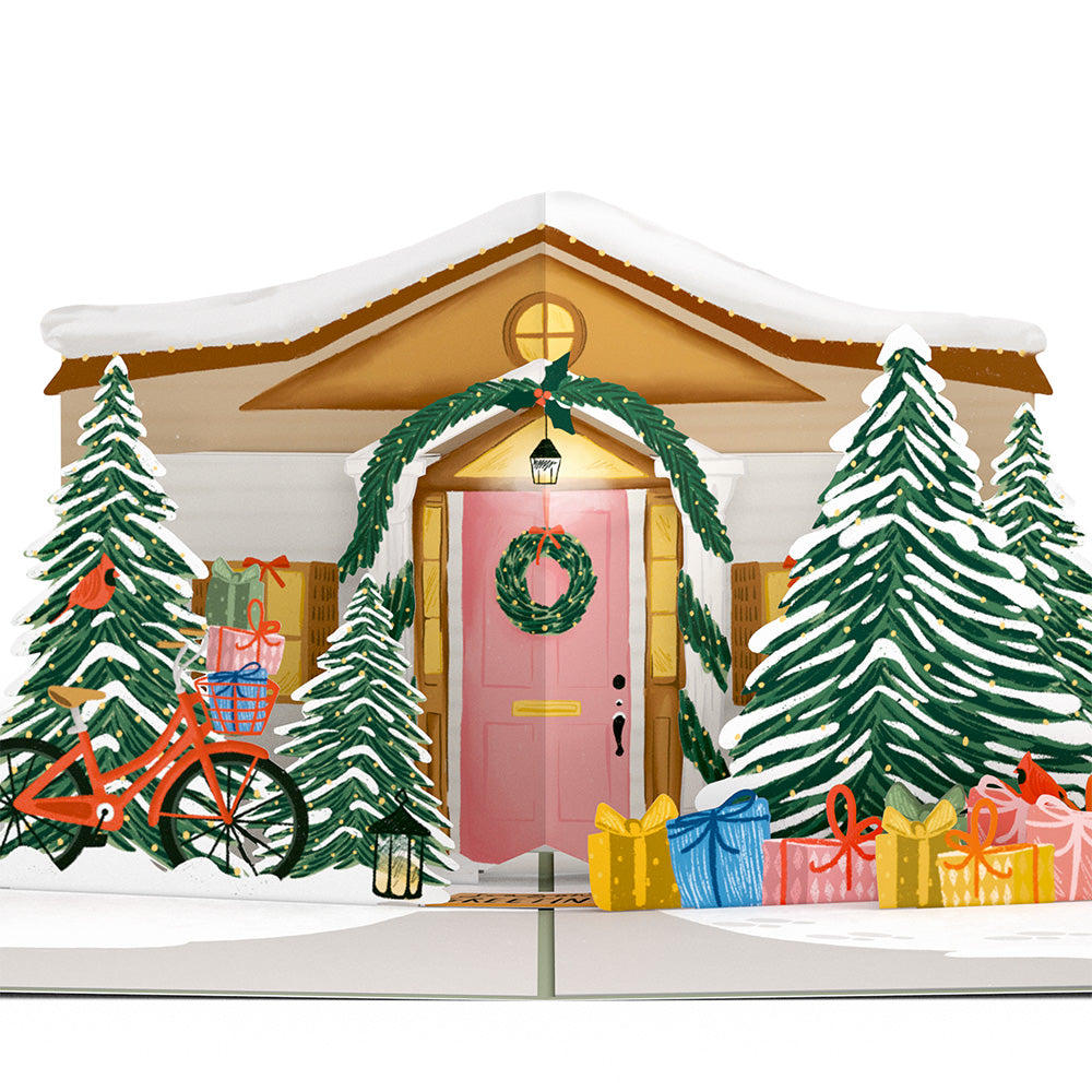 Winter Welcome Pop-Up Card、mySite、solidvoid