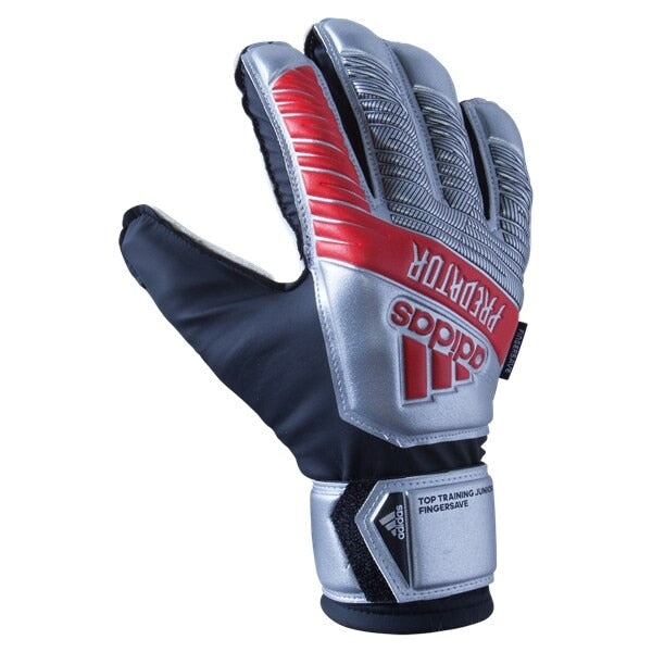 adidas Kids Predator Top Training Fingersave Goalkeeper Gloves Silver Metallic/Black、mySite、bottomscart