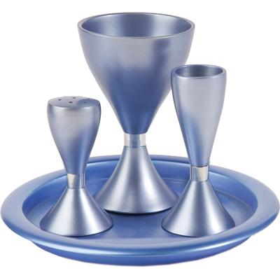 Blue Aluminum Havdalah Set by Yair Emanuel、mySite、topwebapps