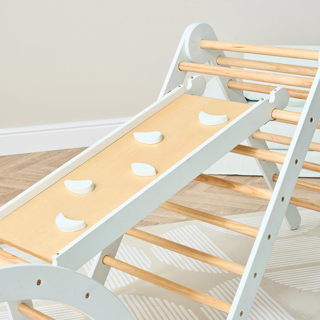  Tutti Bambini Scala Montessori 3 In 1 Pikler Climbing Frame With Climbing Wall - Sea Mist、mySite、merchandisen