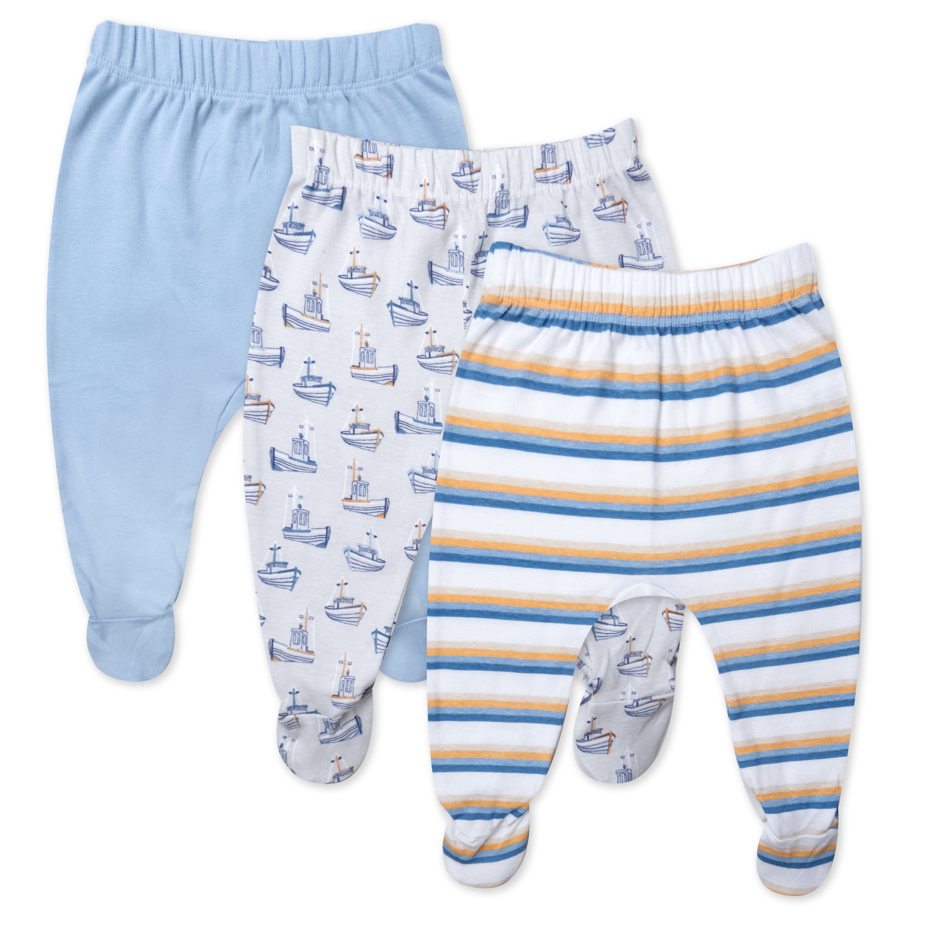  3-Pack Organic Cotton Footed Pants、mySite、layawaytickets