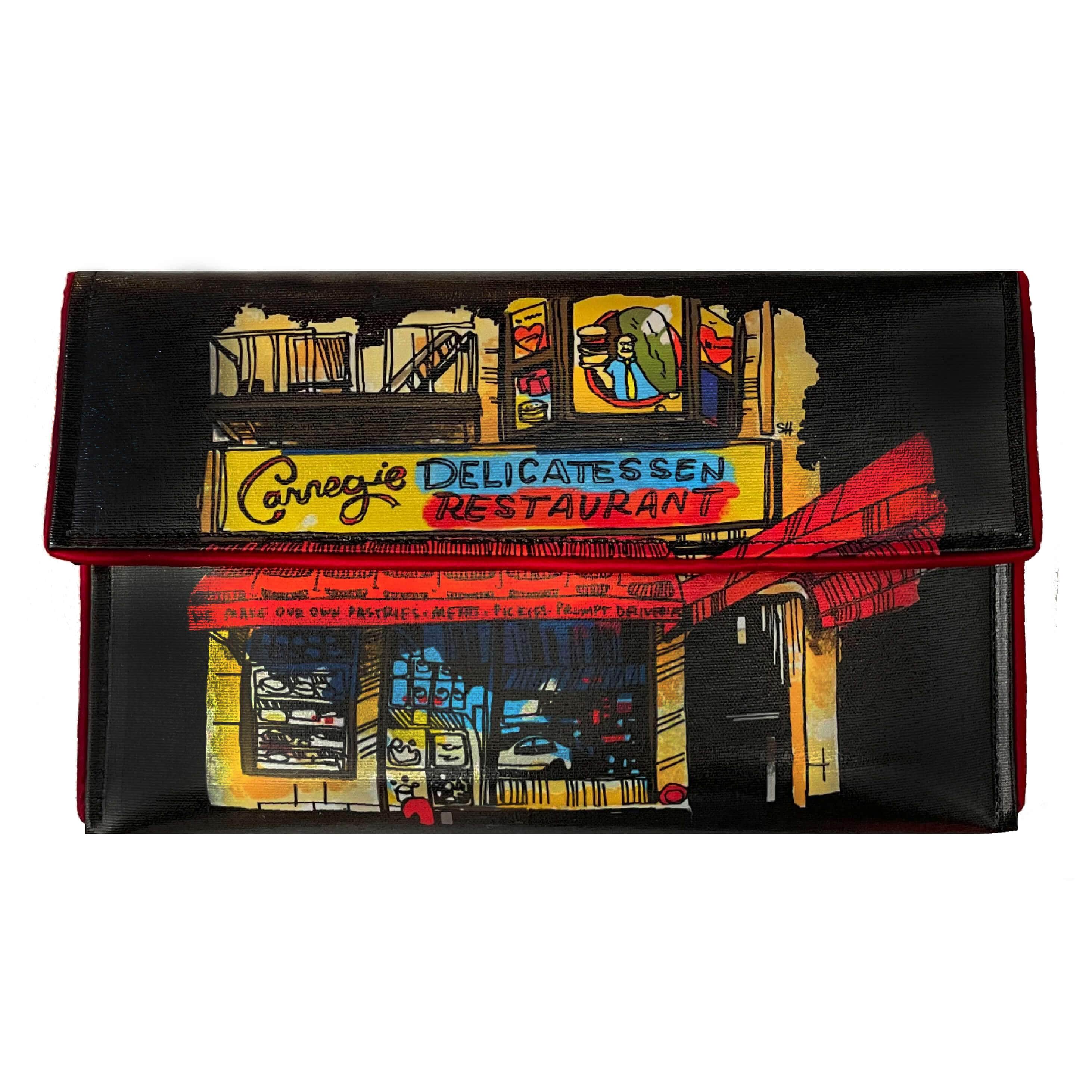 Carnegie Deli Clutch by Kent Stetson - Blue or Black、mySite、topwebapps