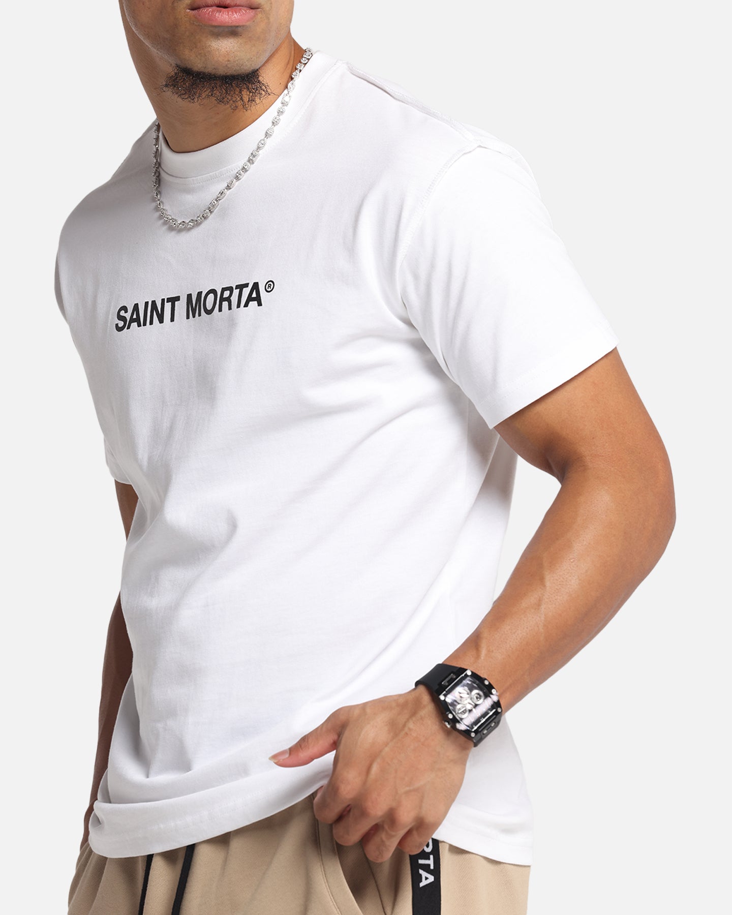 Saint Morta Memoriam Lafayette T-Shirt White、mySite、zt4zffjzw