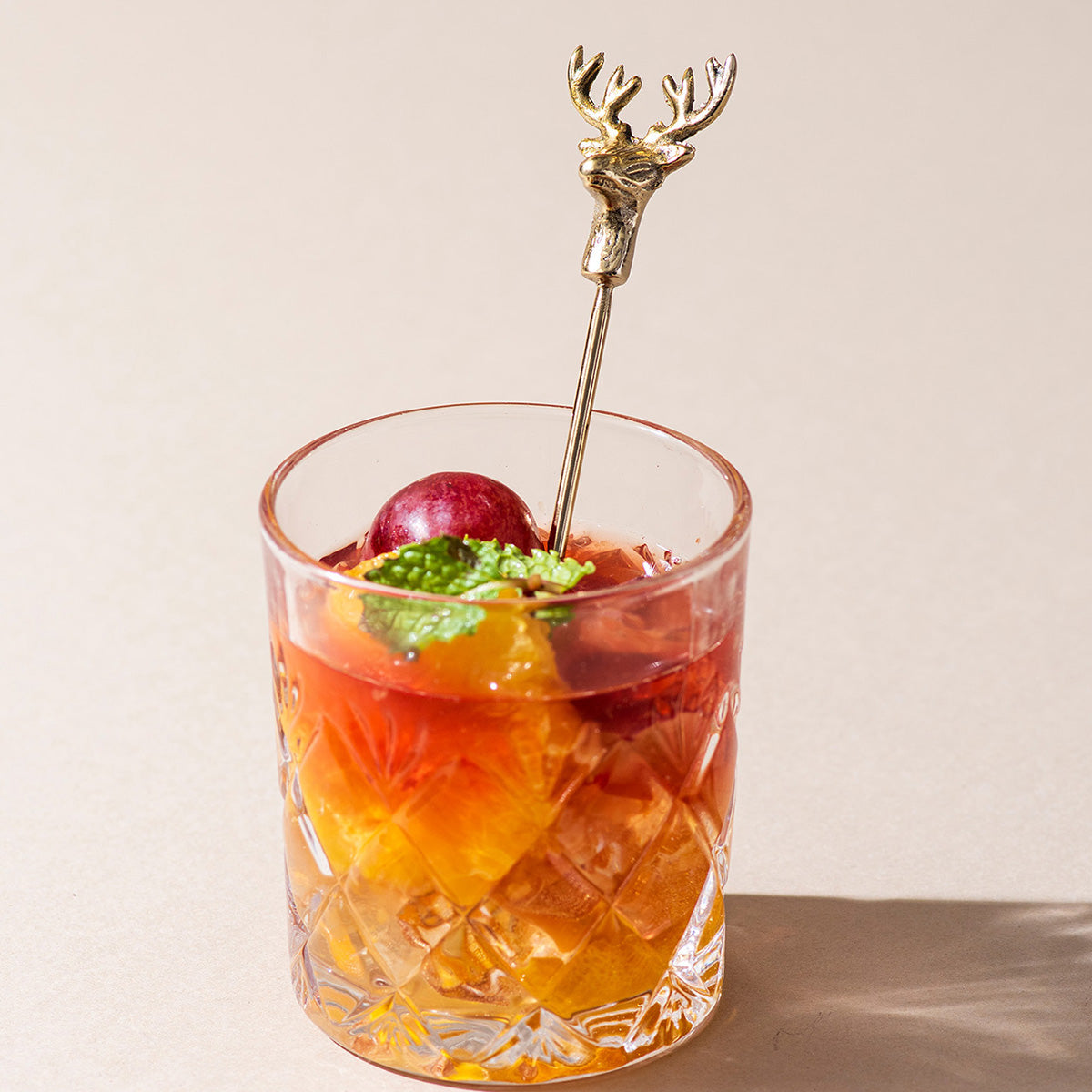 Stainless Steel Cocktail Picks | Deer Shape | Gold、mySite、camillekostekn