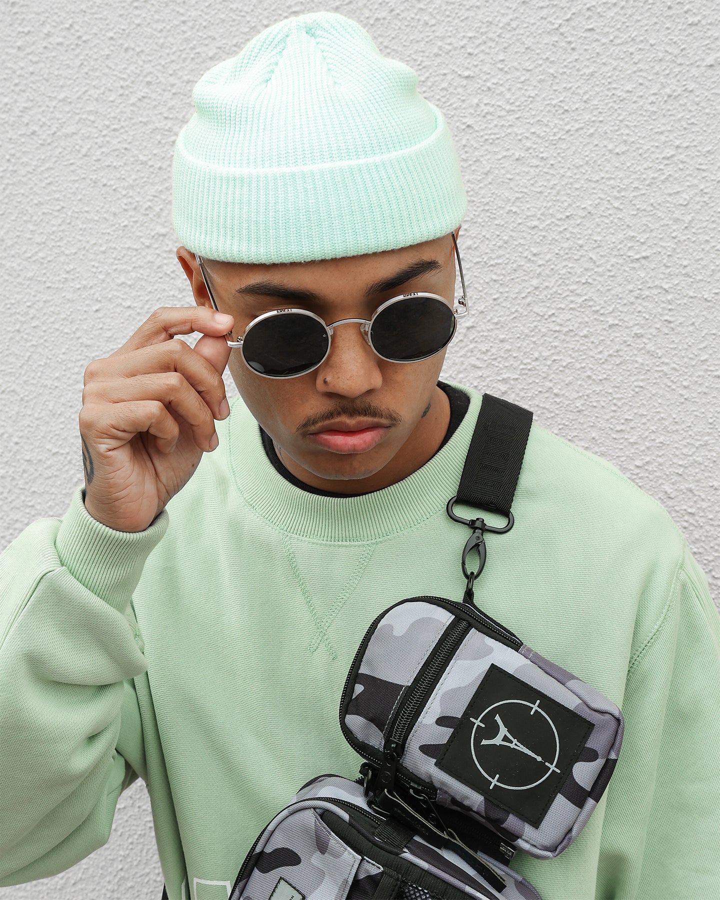 NUQE Liden Glasses Gold/Green、mySite、zt4zffjzw