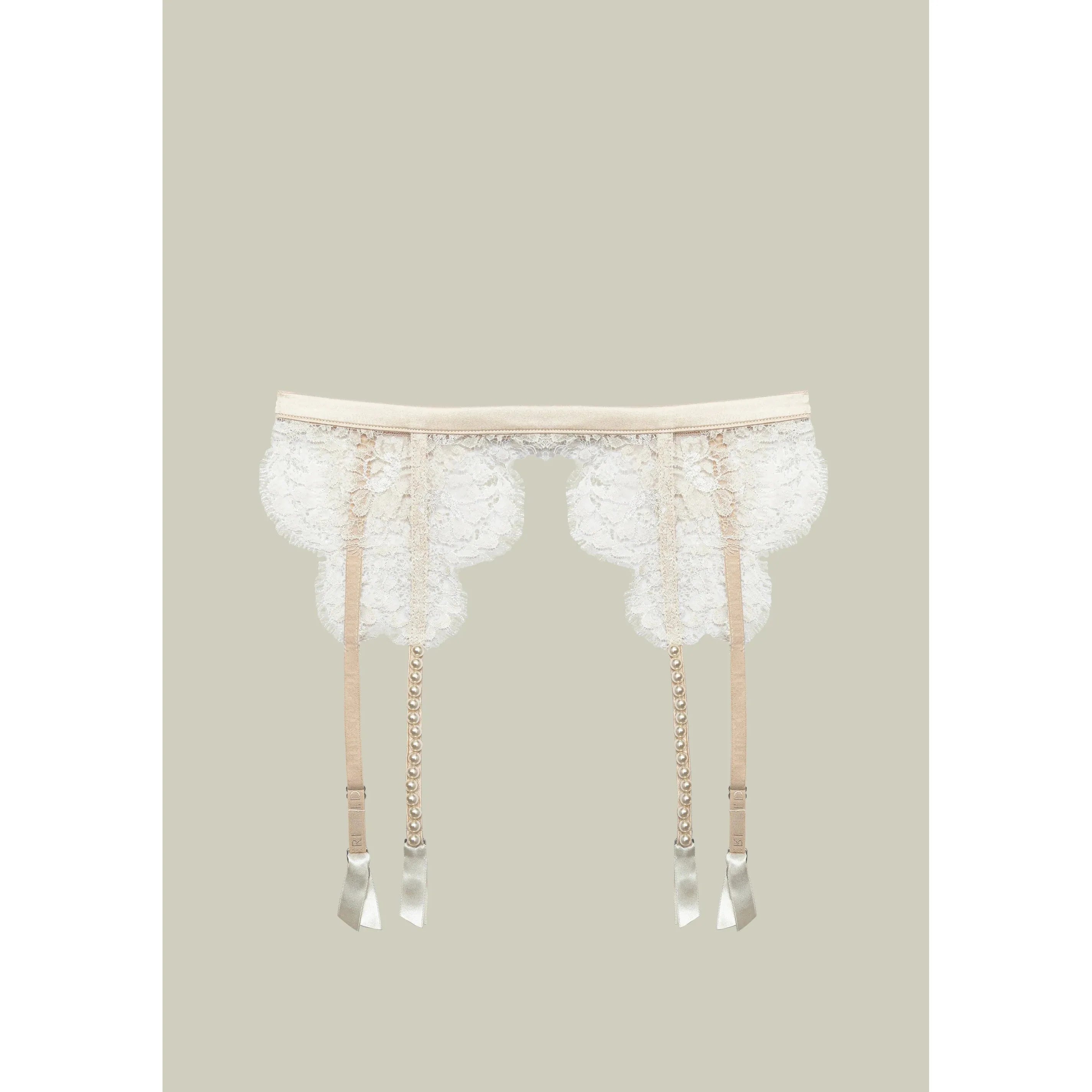  ID Sarrieri Birds of a Feather Garter - Cream、mySite、justintrudeaud