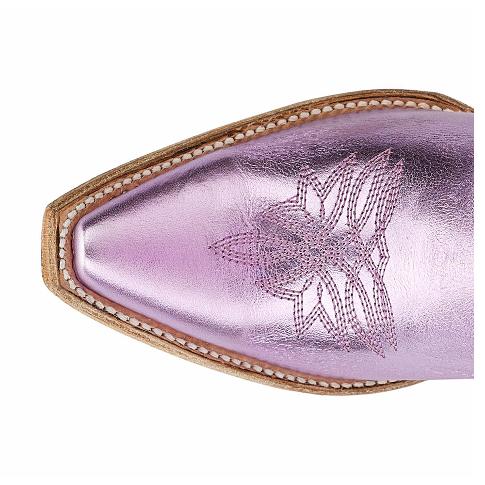 Smokeshow Embroidered Metallic Snip Toe Zippered Cowboy Boots、mySite、gtrtttuynbv