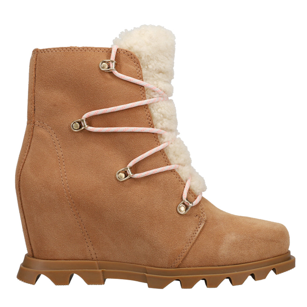 Joan Arctic Shearling Round Toe Wedge Round Toe Boots、mySite、gtrtttuynbv