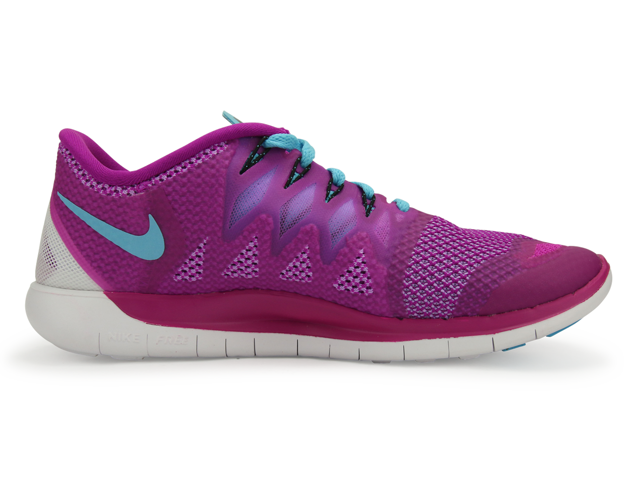 Nike Women's Free 5.0 Running Shoes Fuchsia Flash/Clearwater、mySite、noshort