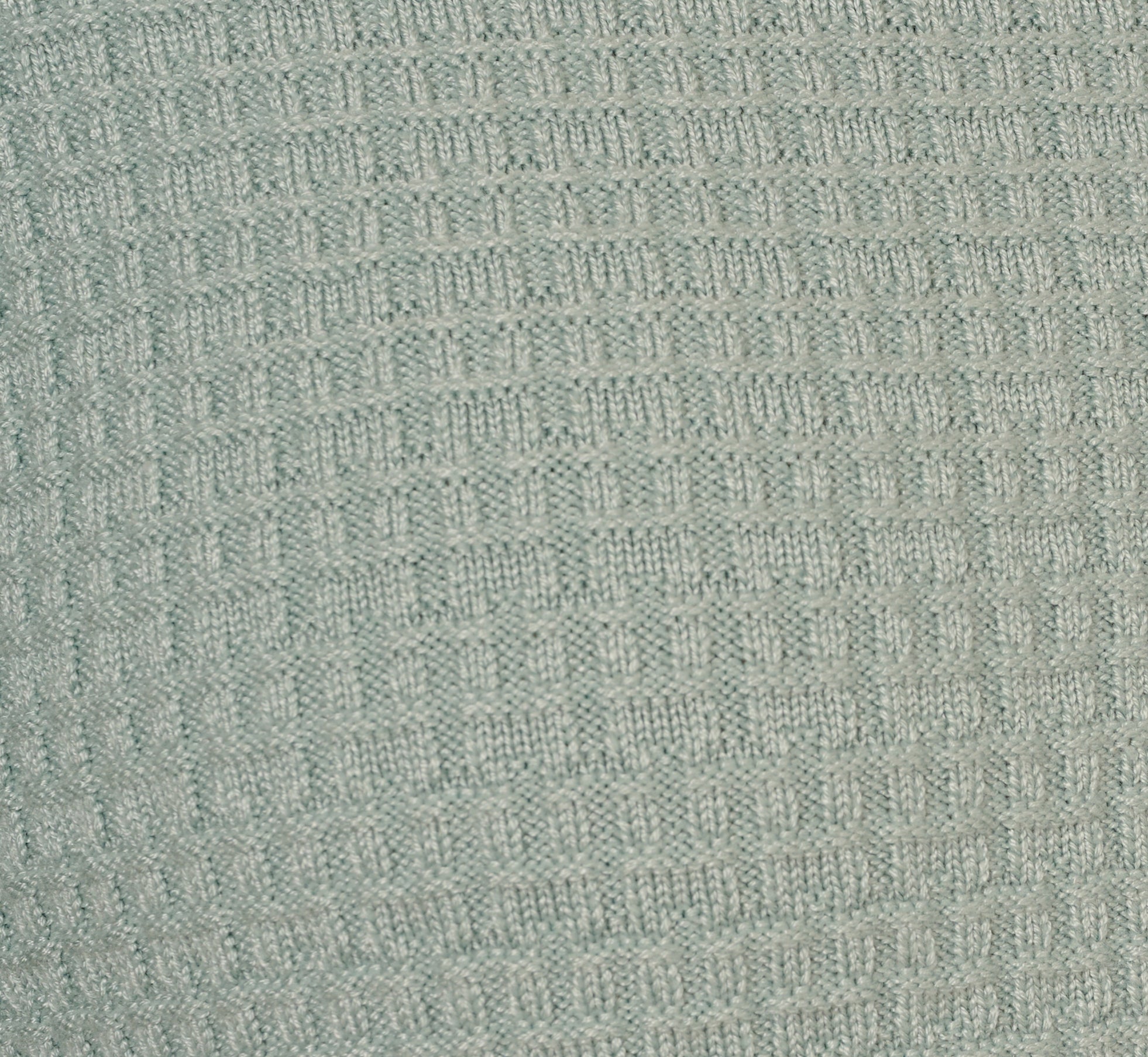 Waffle Knit Cardigan Sweater With Frayed Edges In Dusty Seamist、mySite、solidvoid